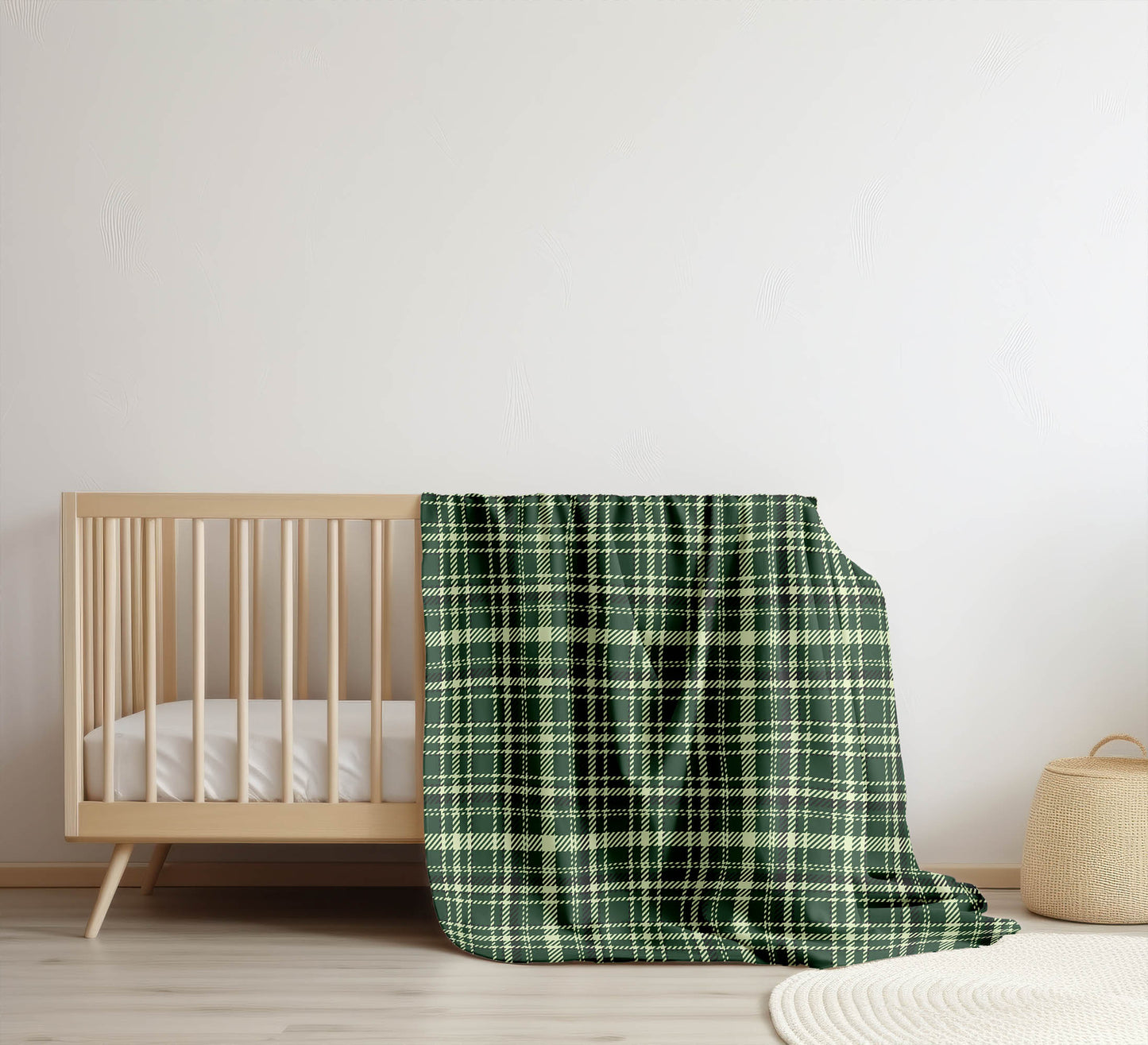 Rocky Tartan Velveteen Fleece Blanket