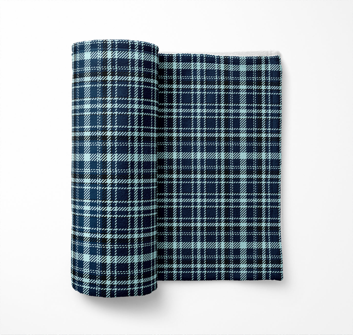 Rocky Tartan Velveteen Fleece Blanket