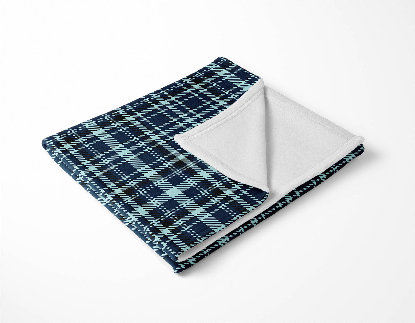 Rocky Tartan Velveteen Fleece Blanket