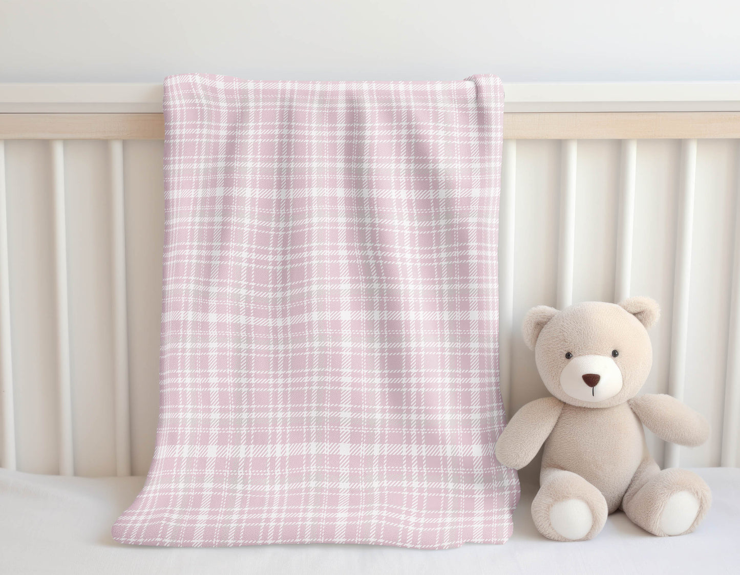 Rocky Tartan Velveteen Fleece Blanket
