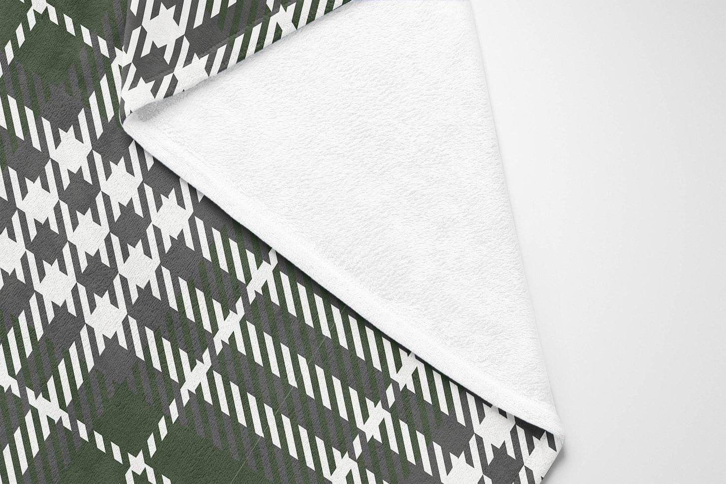 Christopher Plaid Velveteen Fleece Blanket