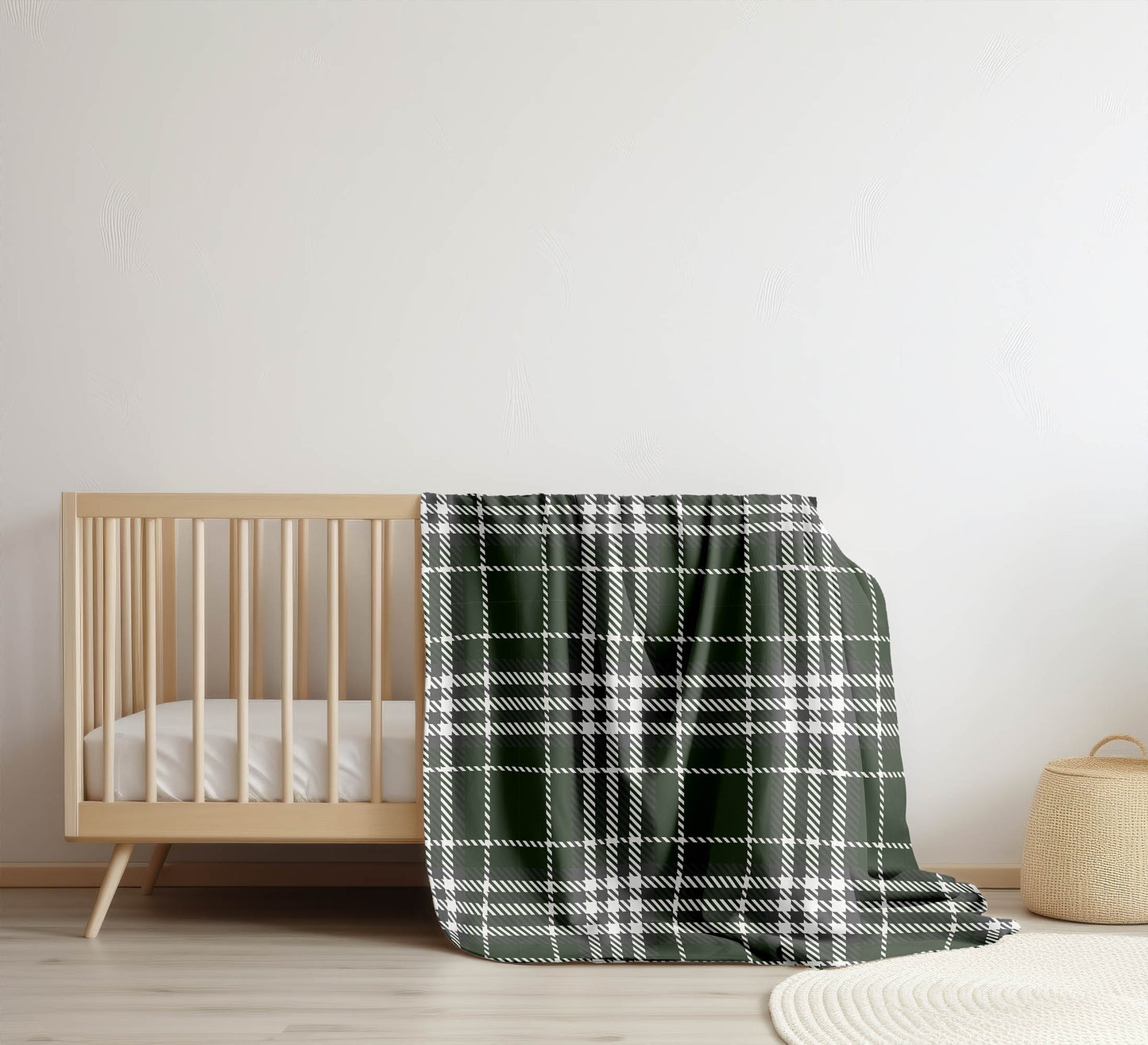 Christopher Plaid Velveteen Fleece Blanket