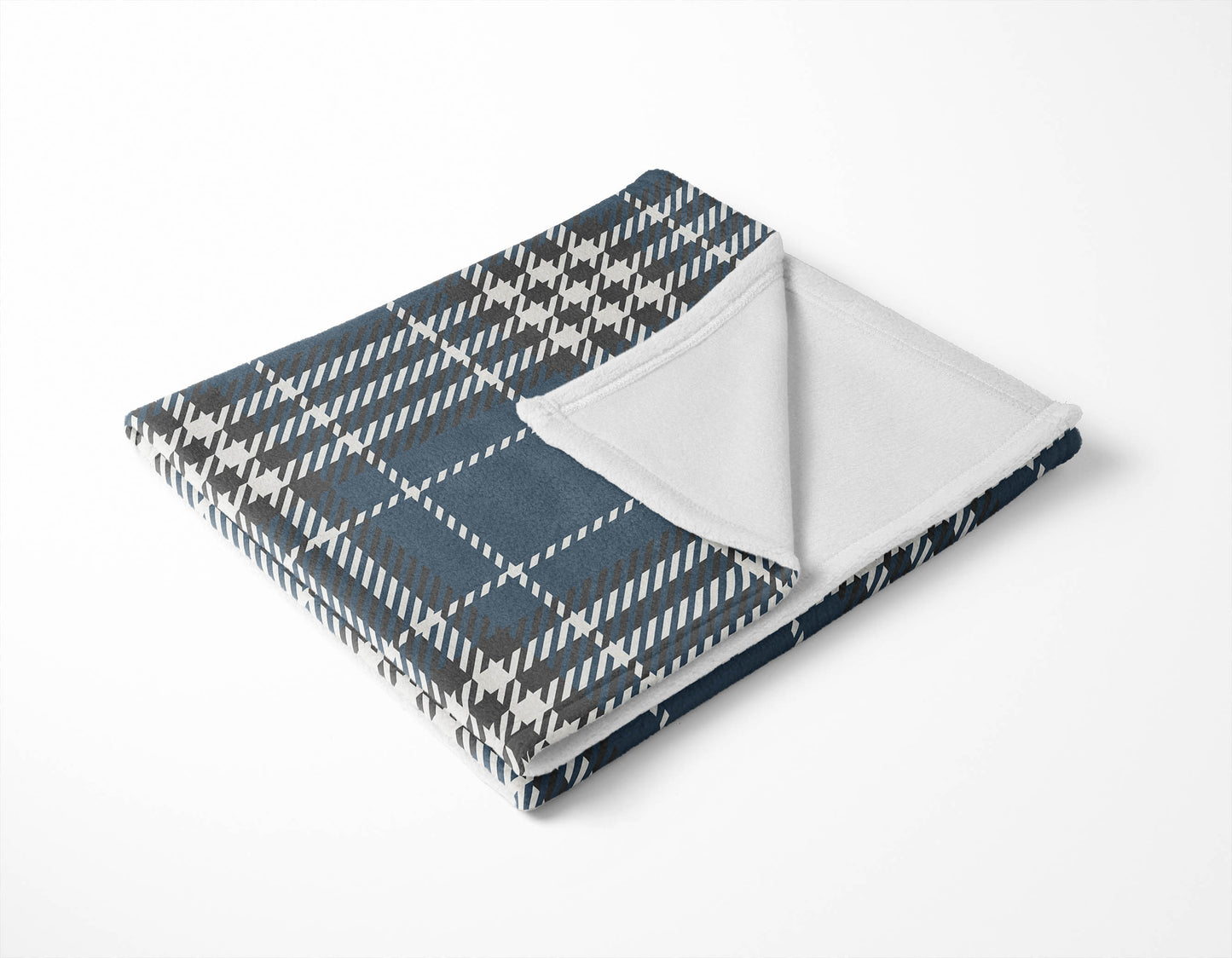 Christopher Plaid Velveteen Fleece Blanket