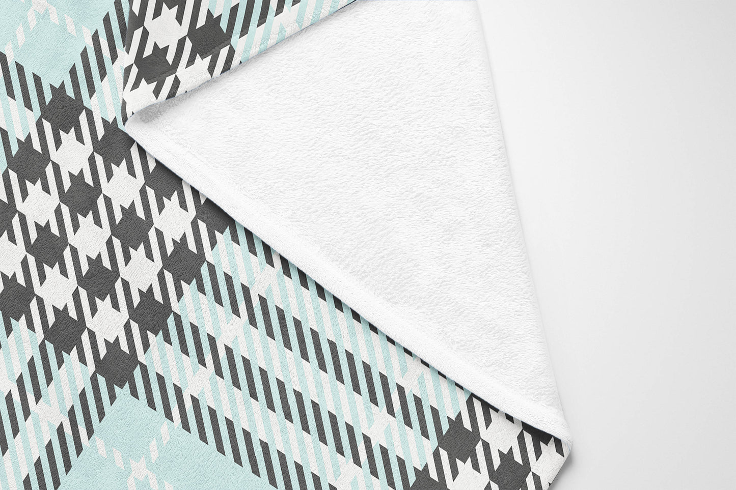 Christopher Plaid Velveteen Fleece Blanket