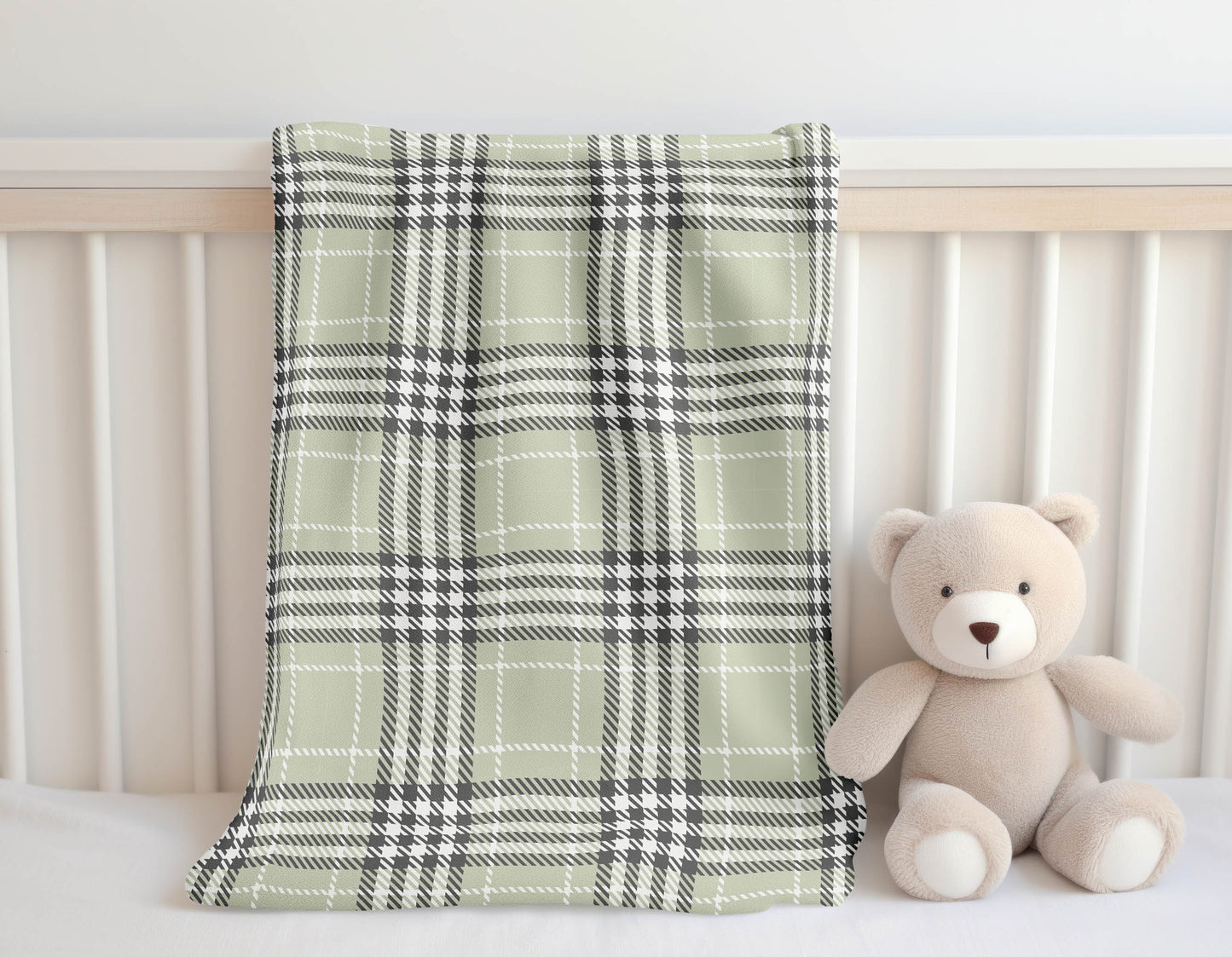 Christopher Plaid Velveteen Fleece Blanket