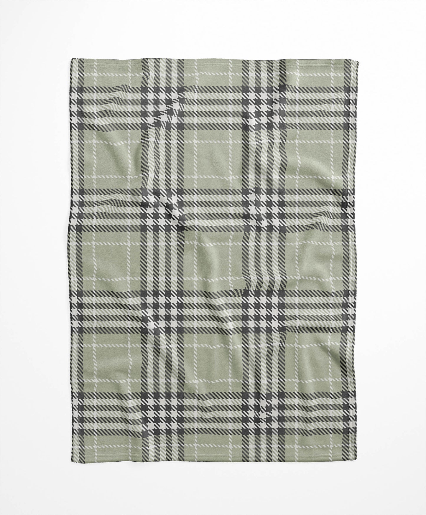 Christopher Plaid Velveteen Fleece Blanket