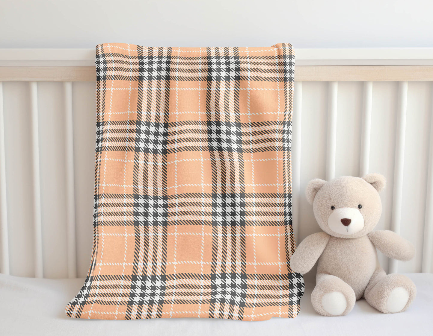 Christopher Plaid Velveteen Fleece Blanket