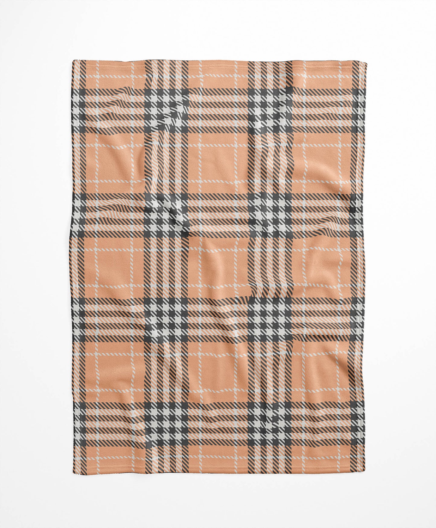 Christopher Plaid Velveteen Fleece Blanket