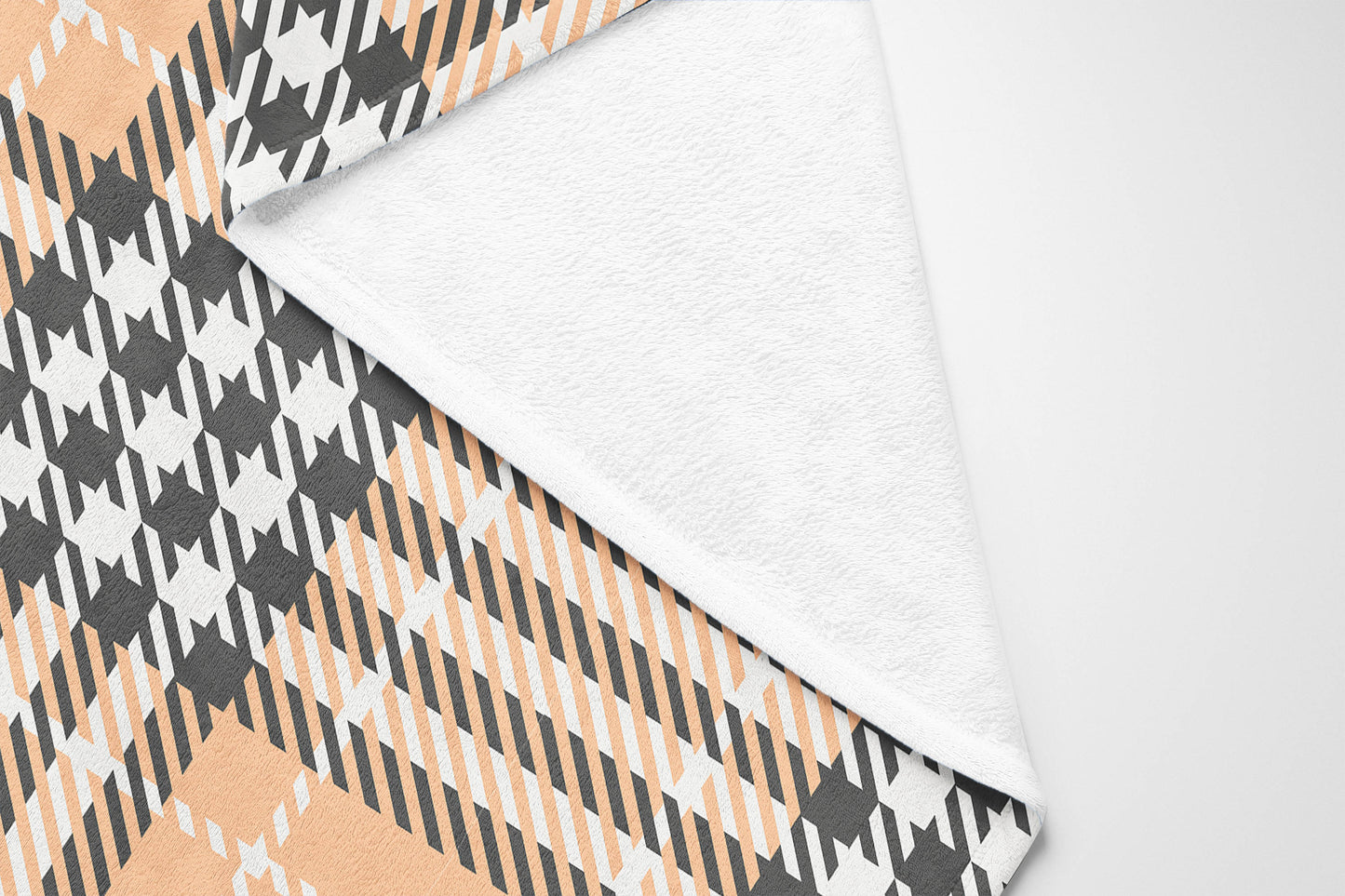 Christopher Plaid Velveteen Fleece Blanket