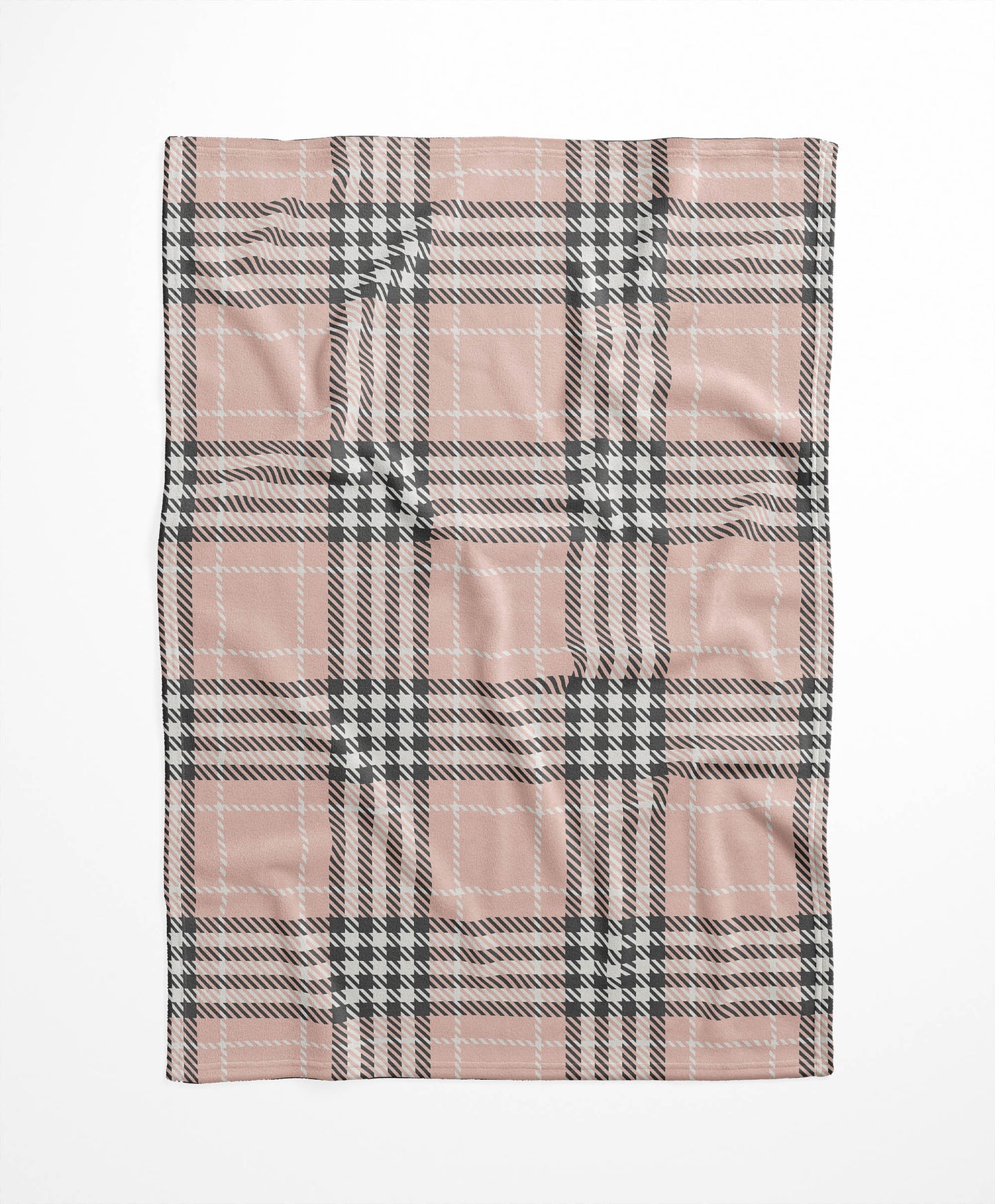Christopher Plaid Velveteen Fleece Blanket