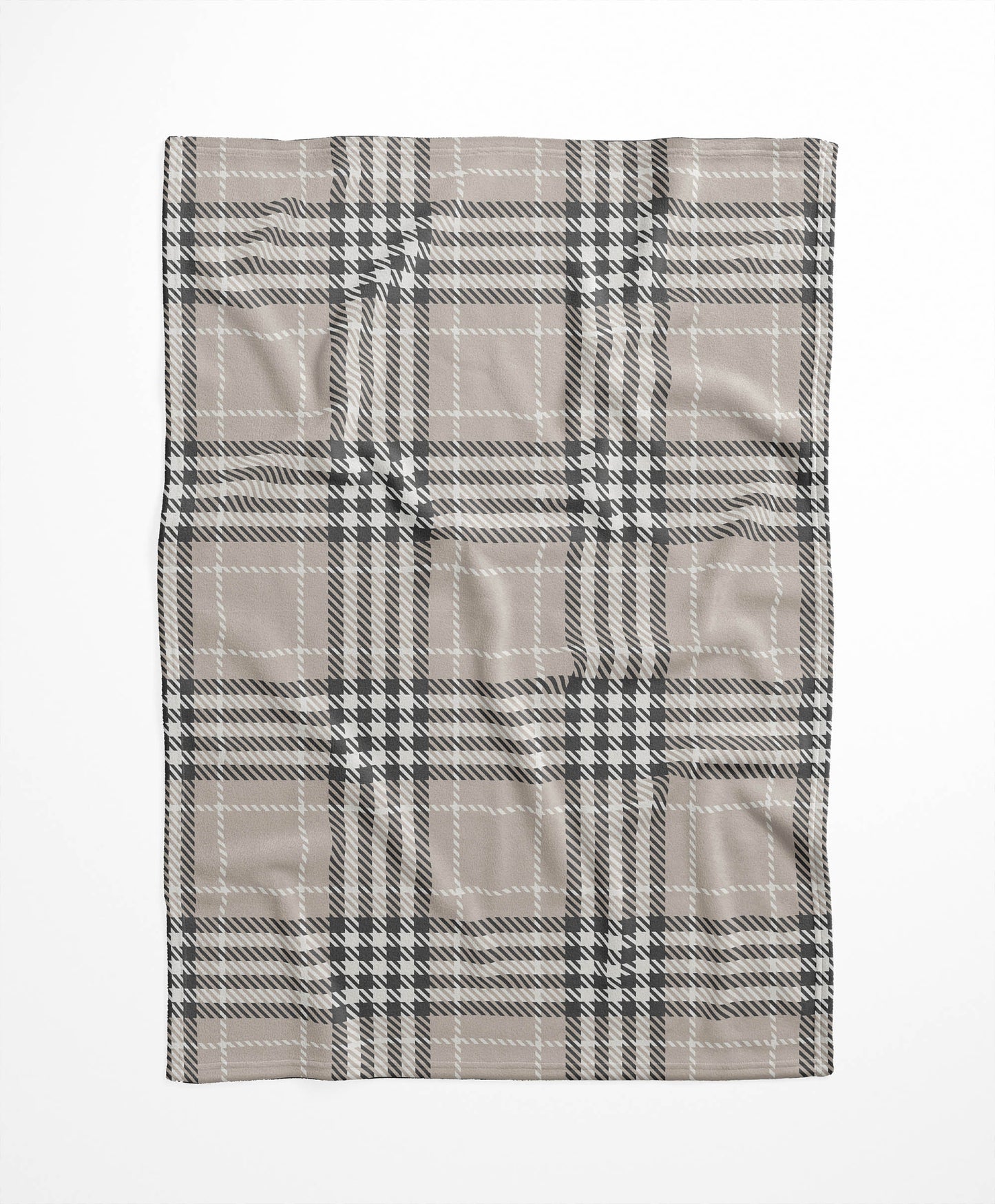 Christopher Plaid Velveteen Fleece Blanket