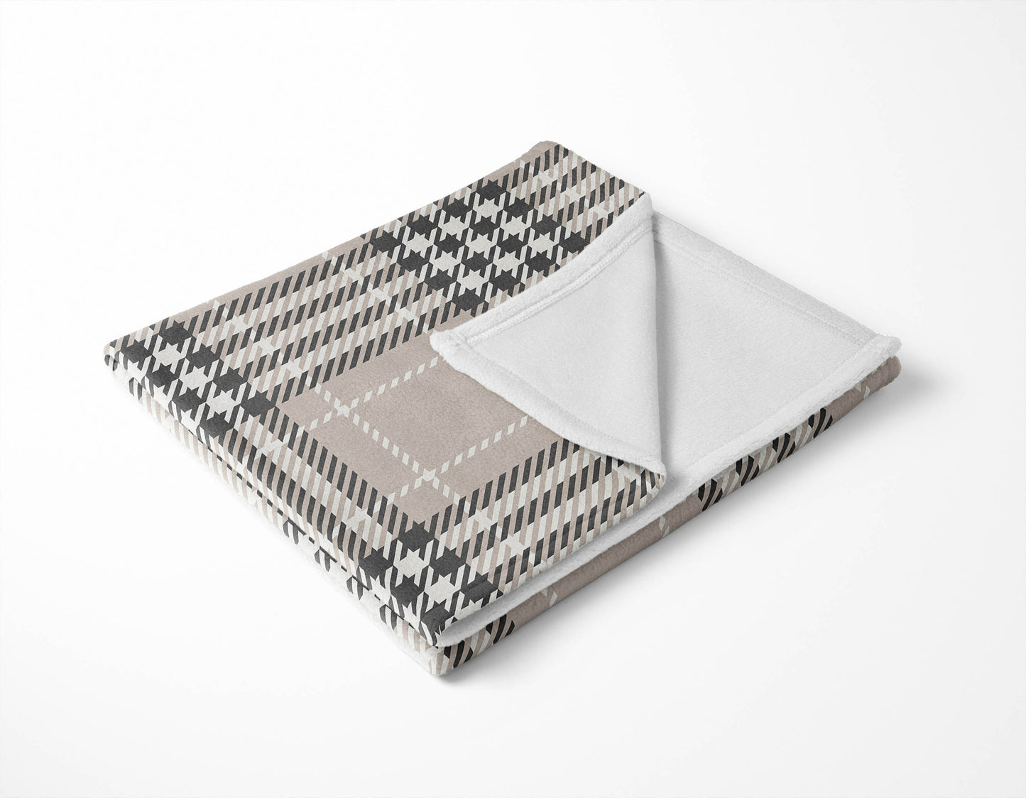 Christopher Plaid Velveteen Fleece Blanket