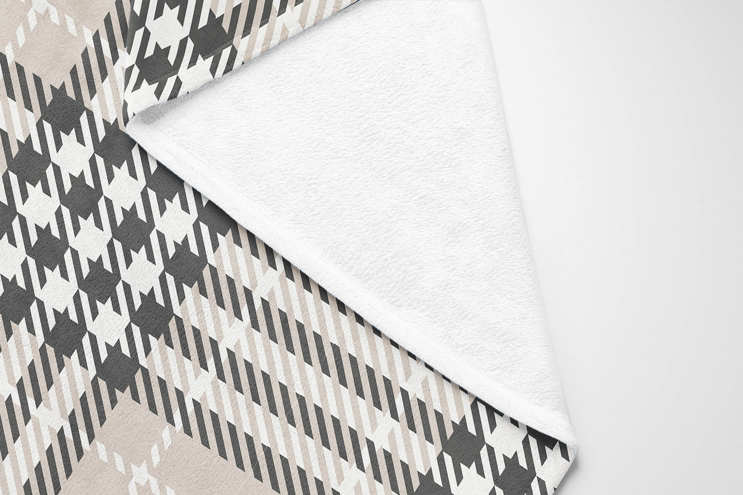 Christopher Plaid Velveteen Fleece Blanket