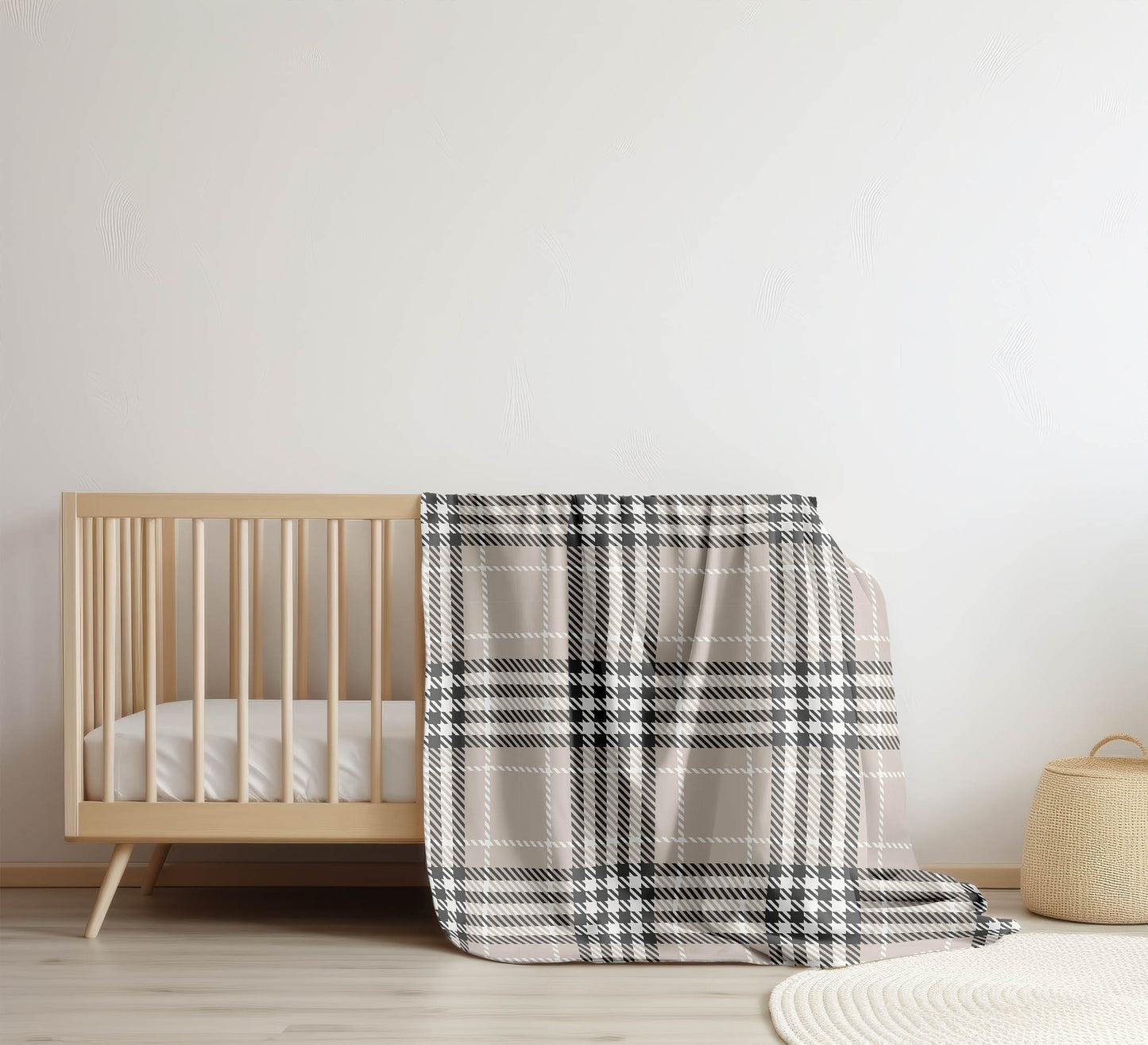 Christopher Plaid Velveteen Fleece Blanket