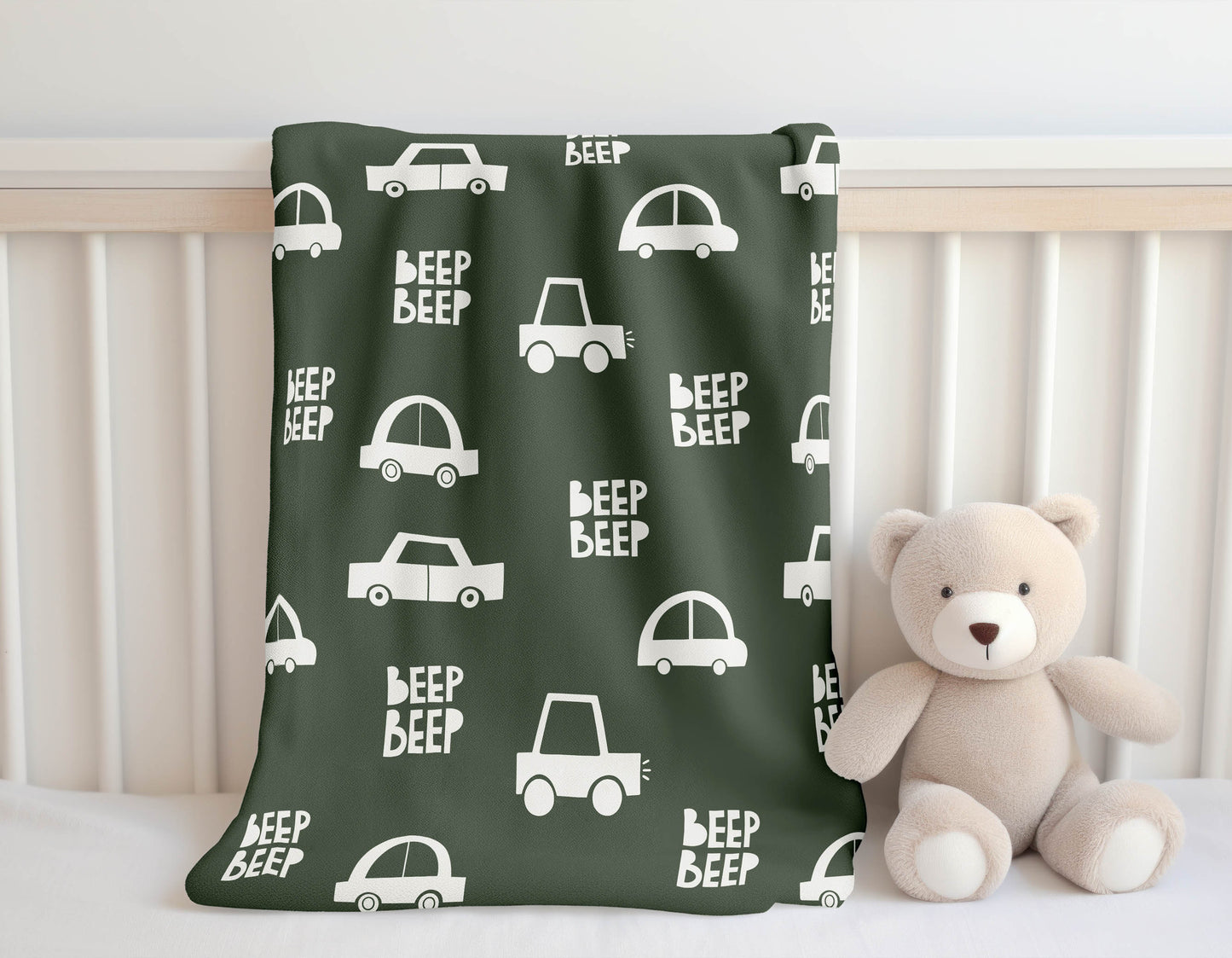 Beep Velveteen Fleece Blanket