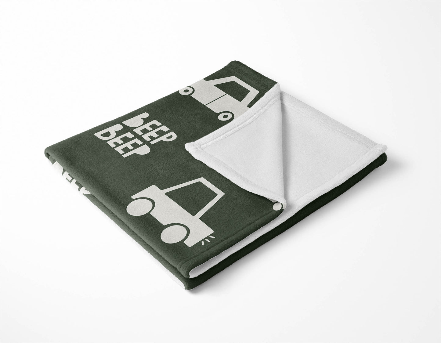 Beep Velveteen Fleece Blanket