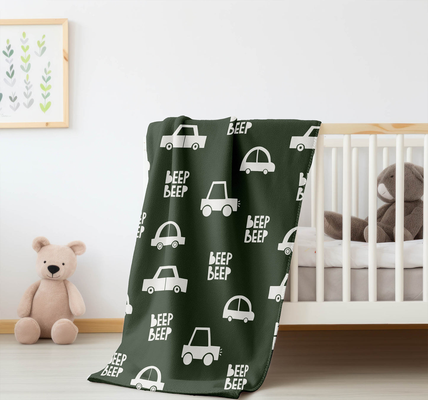 Beep Velveteen Fleece Blanket