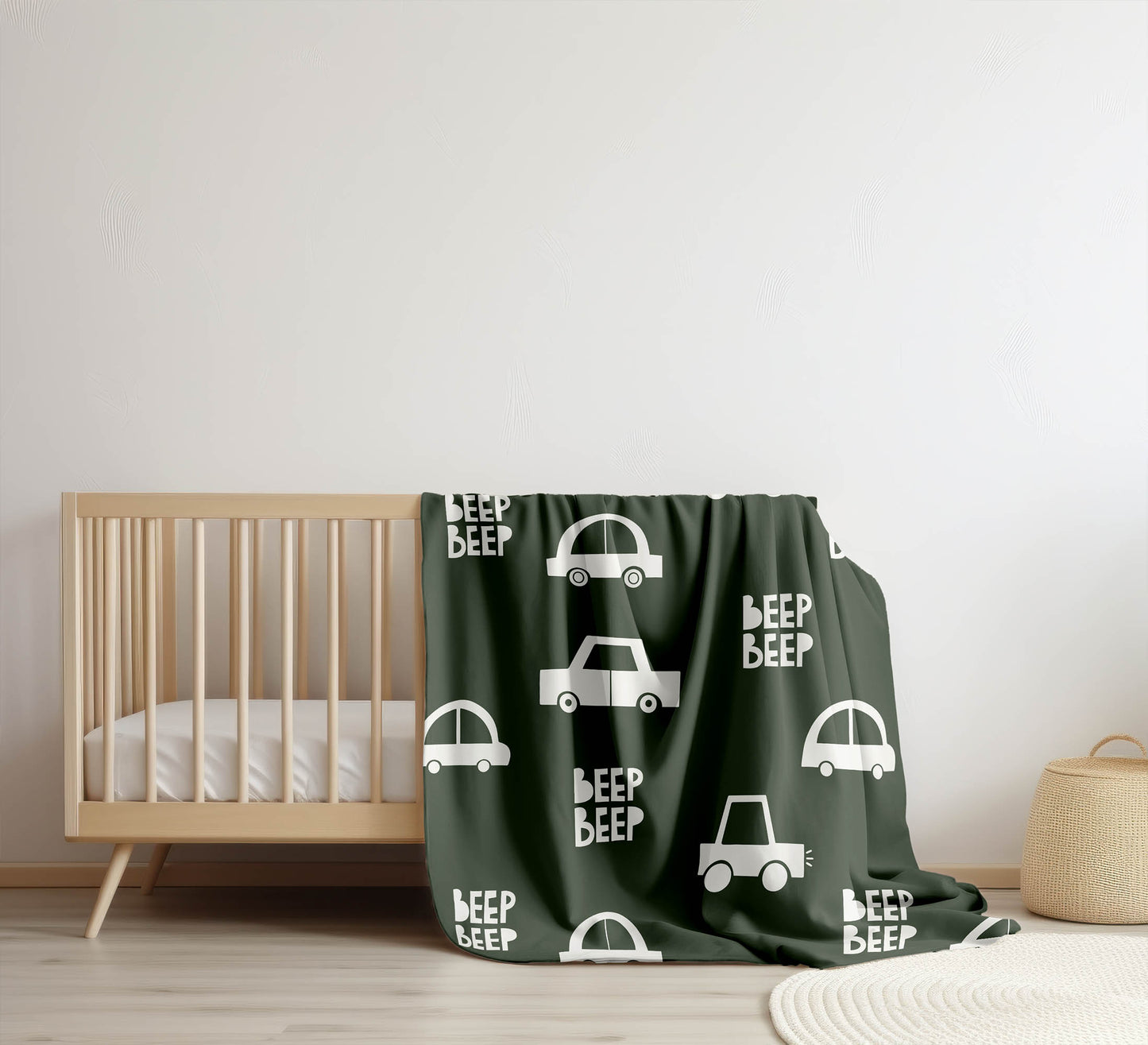 Beep Velveteen Fleece Blanket