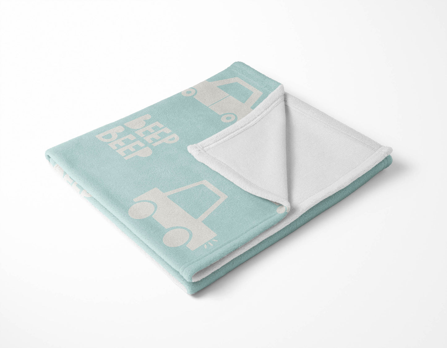 Beep Velveteen Fleece Blanket