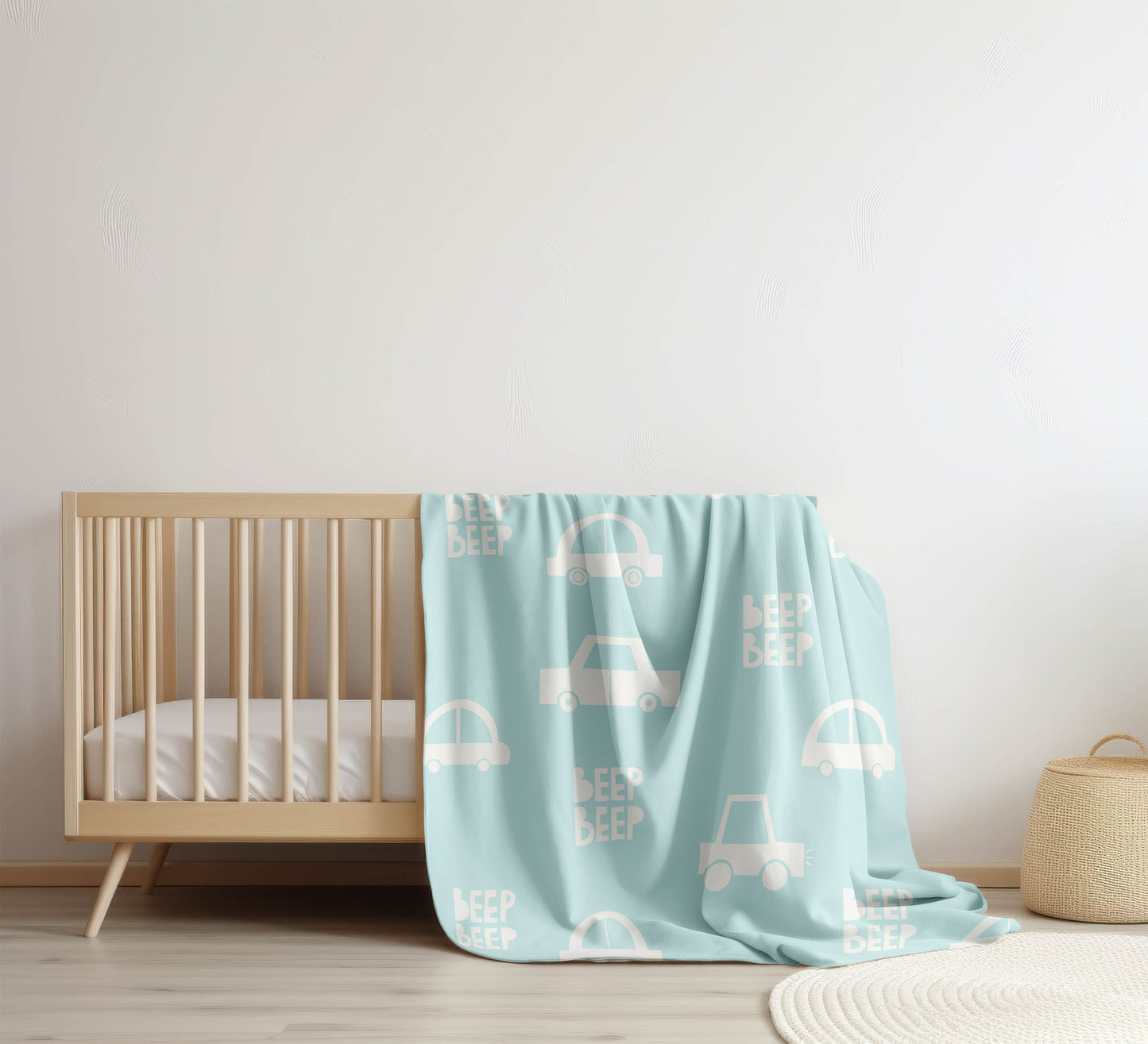 Beep Velveteen Fleece Blanket