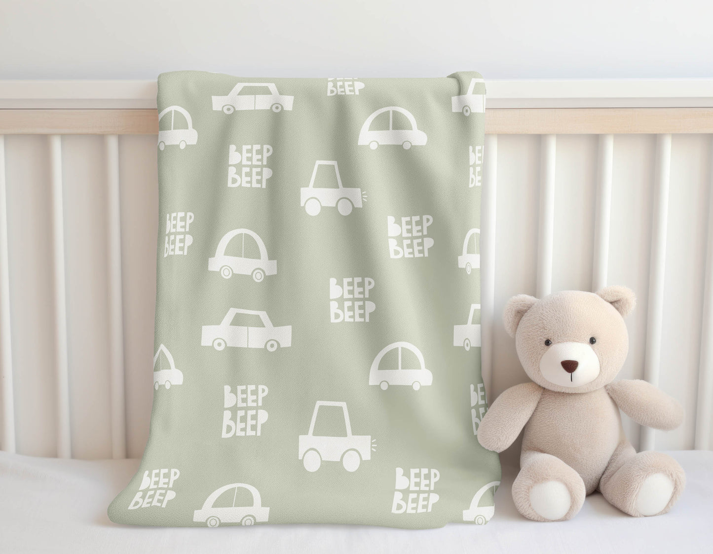 Beep Velveteen Fleece Blanket