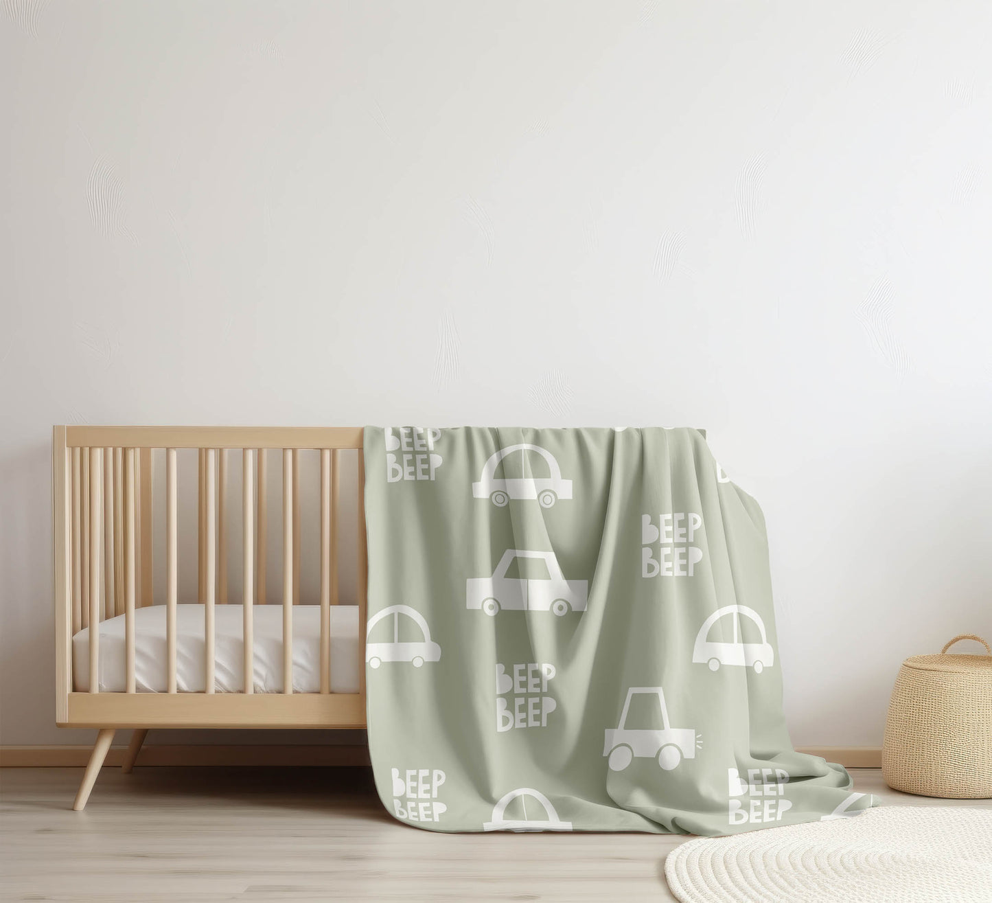 Beep Velveteen Fleece Blanket