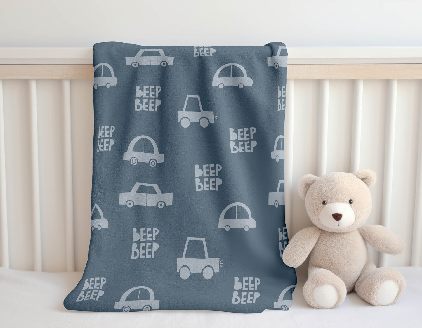 Beep Velveteen Fleece Blanket