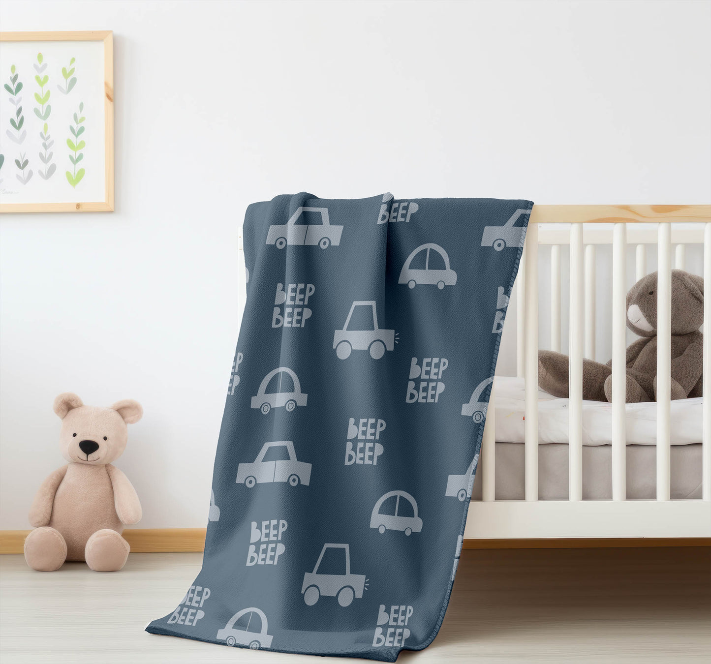 Beep Velveteen Fleece Blanket