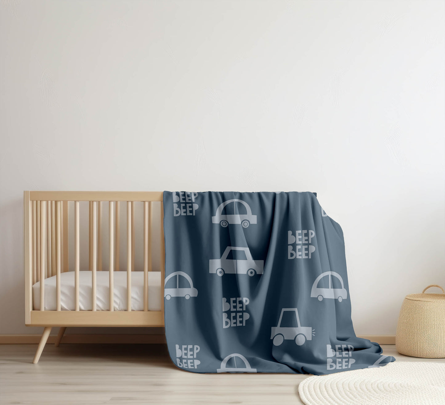 Beep Velveteen Fleece Blanket