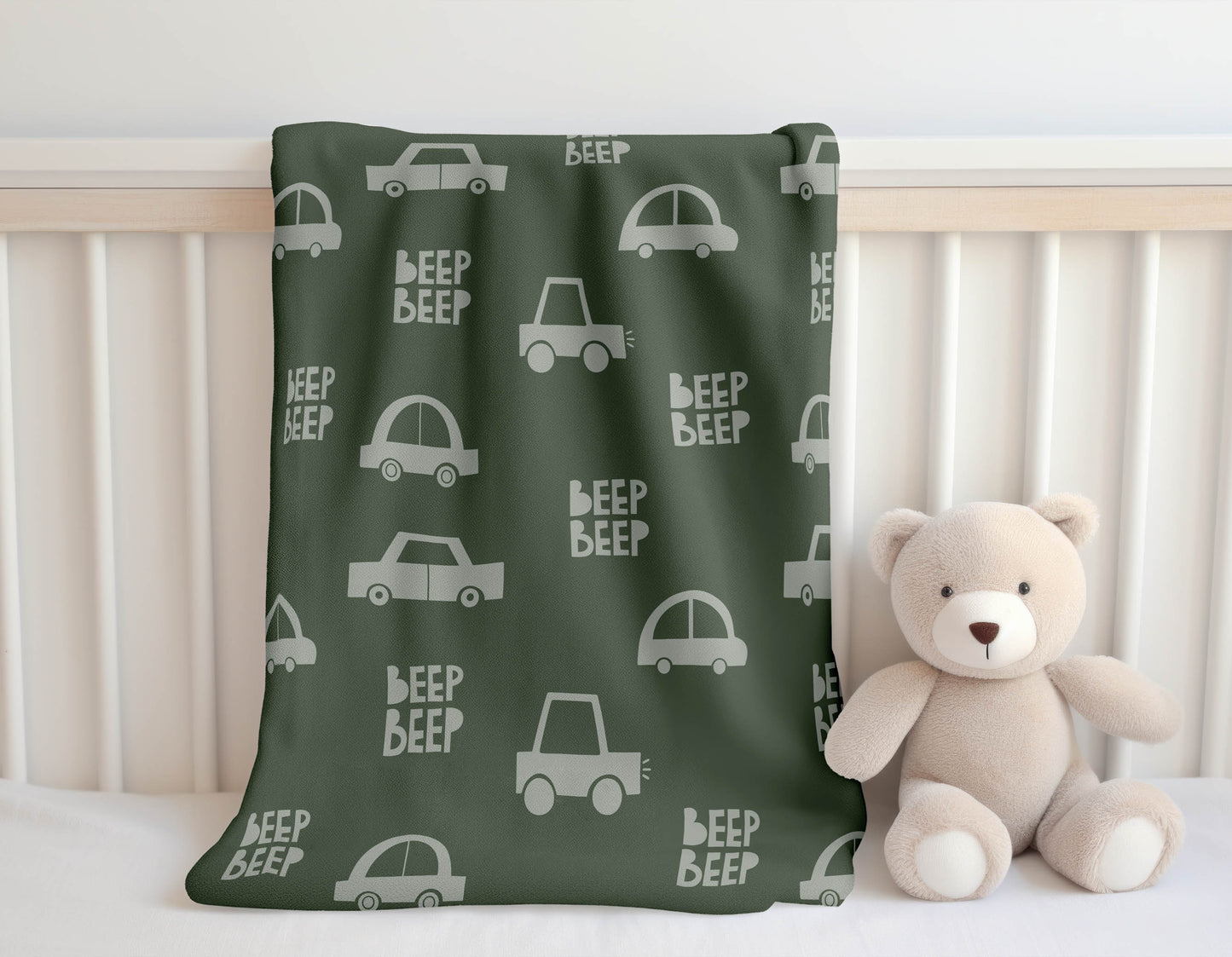 Beep Velveteen Fleece Blanket