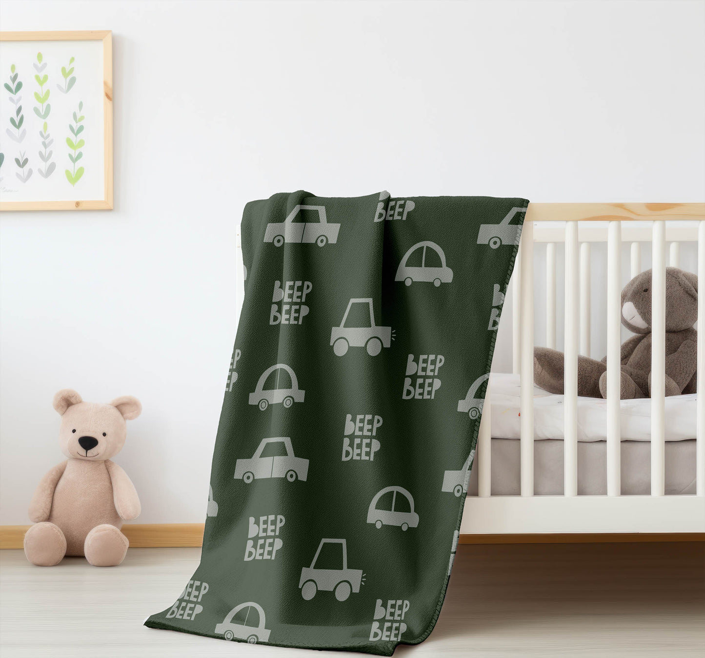 Beep Velveteen Fleece Blanket