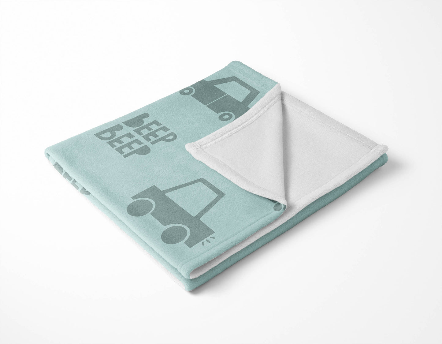 Beep Velveteen Fleece Blanket