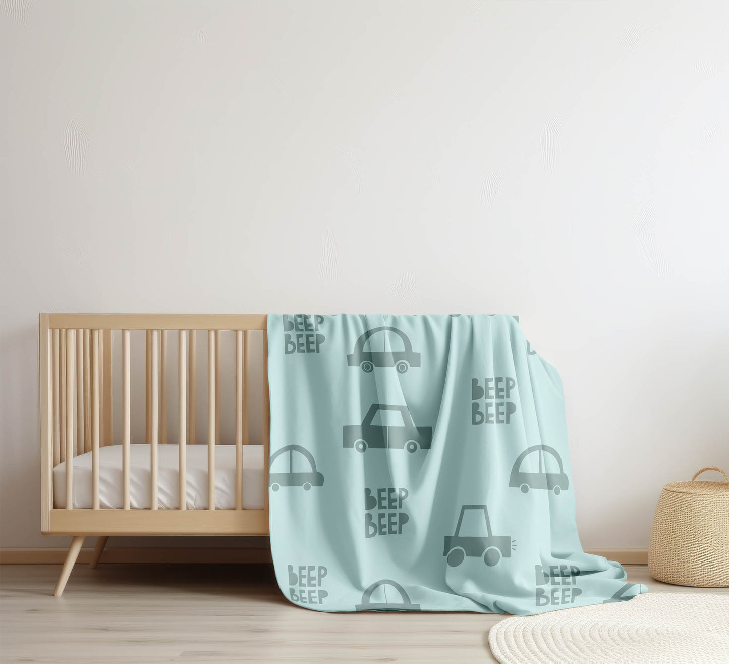 Beep Velveteen Fleece Blanket
