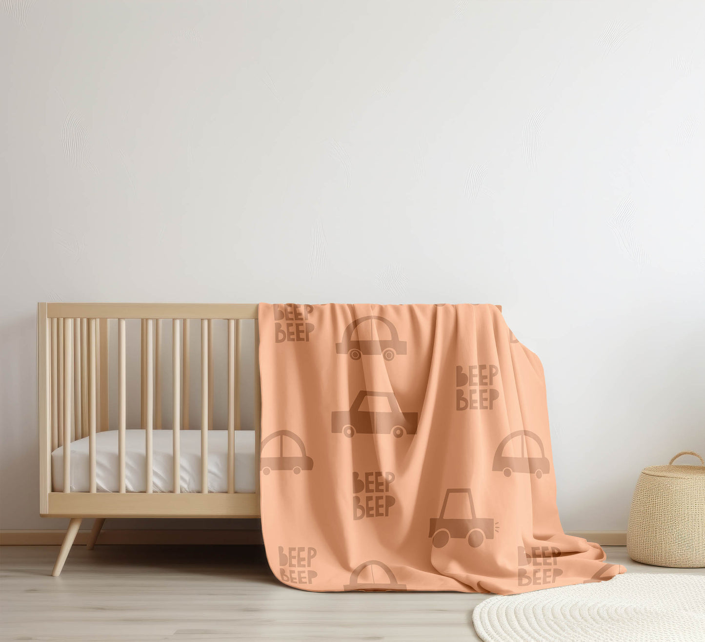 Beep Velveteen Fleece Blanket