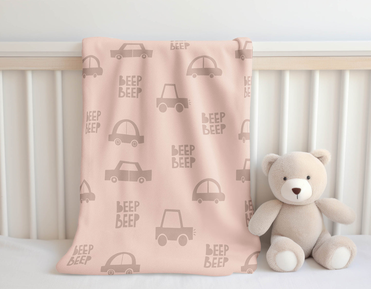 Beep Velveteen Fleece Blanket