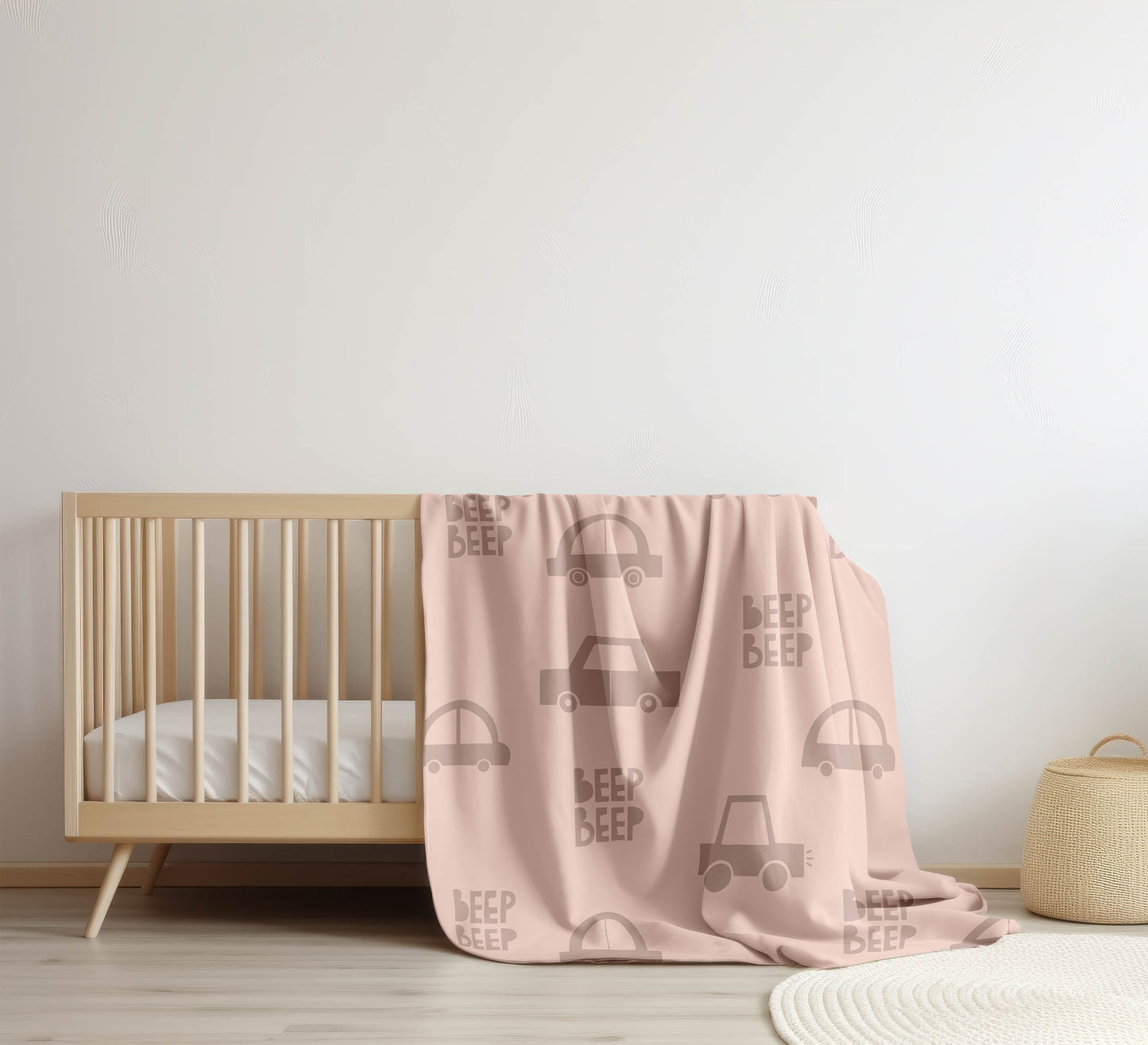 Beep Velveteen Fleece Blanket