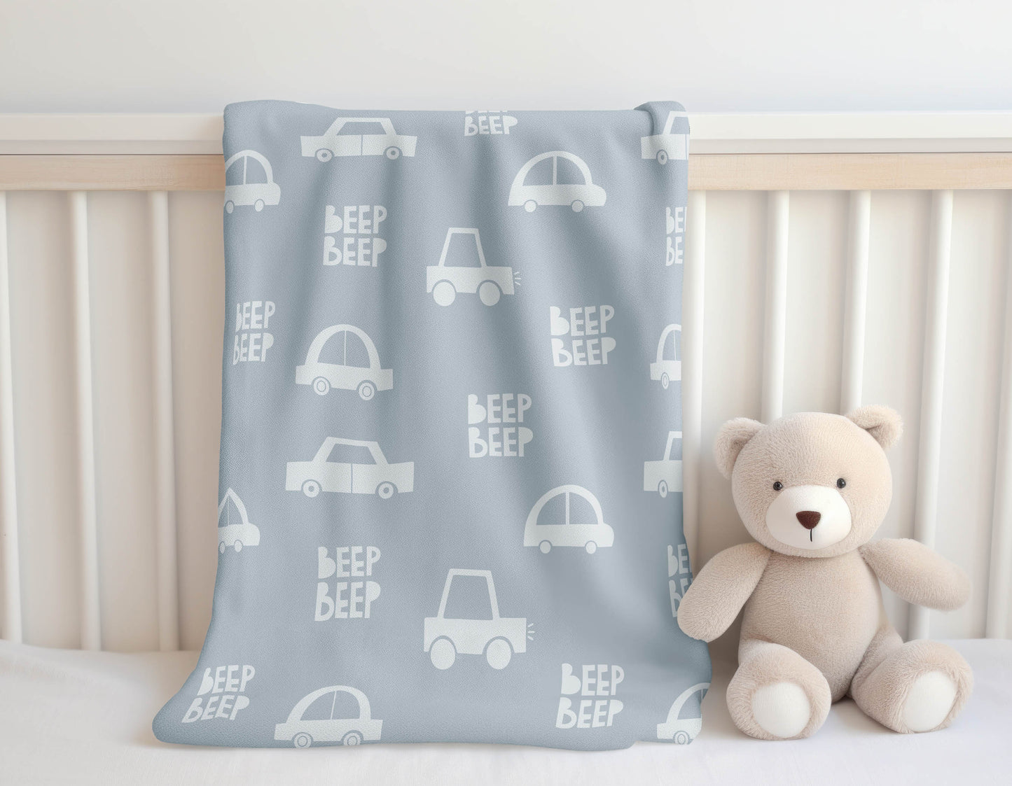 Beep Velveteen Fleece Blanket