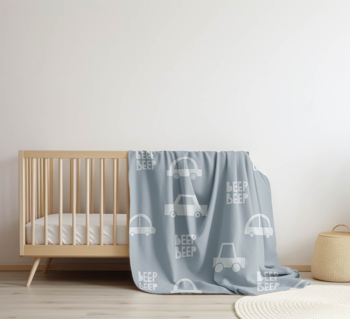 Beep Velveteen Fleece Blanket