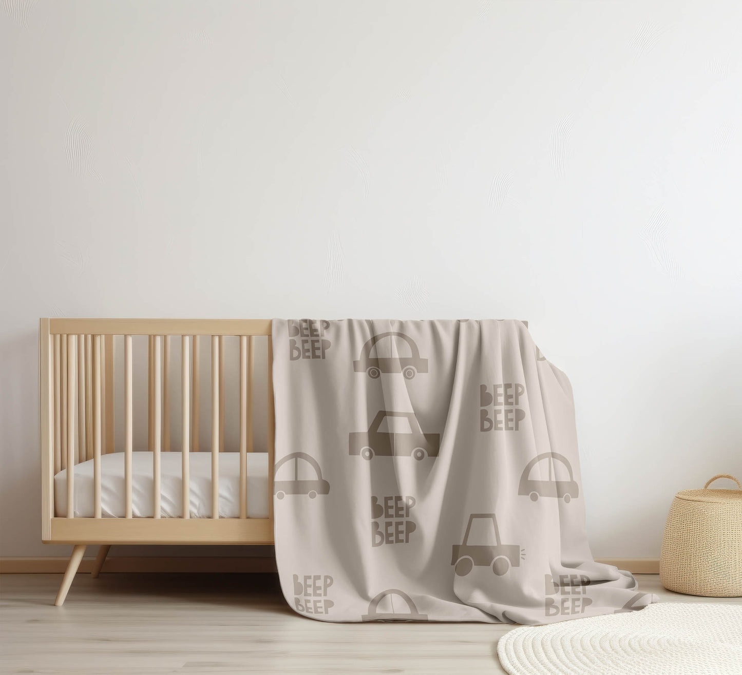 Beep Velveteen Fleece Blanket