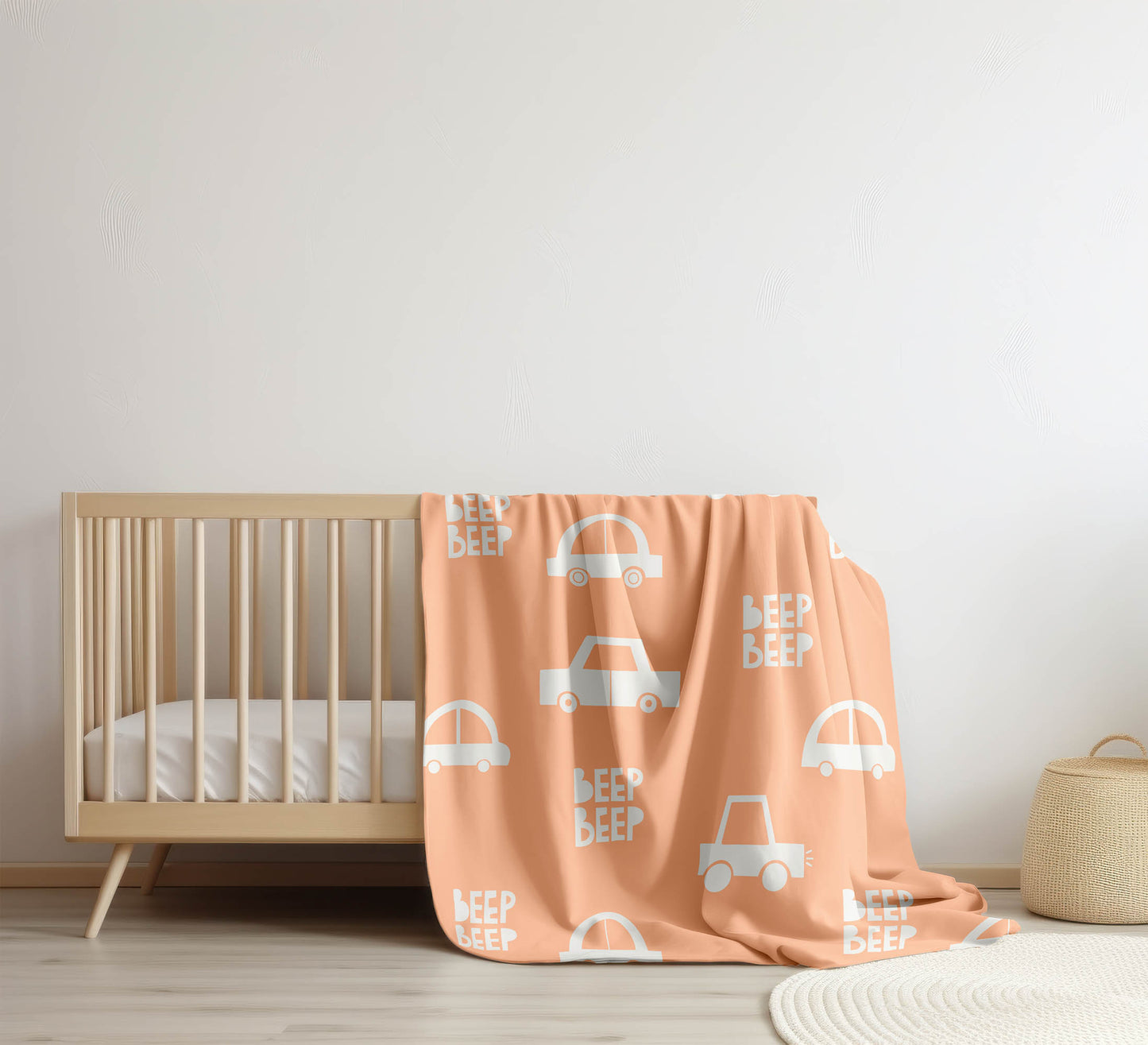 Beep Velveteen Fleece Blanket