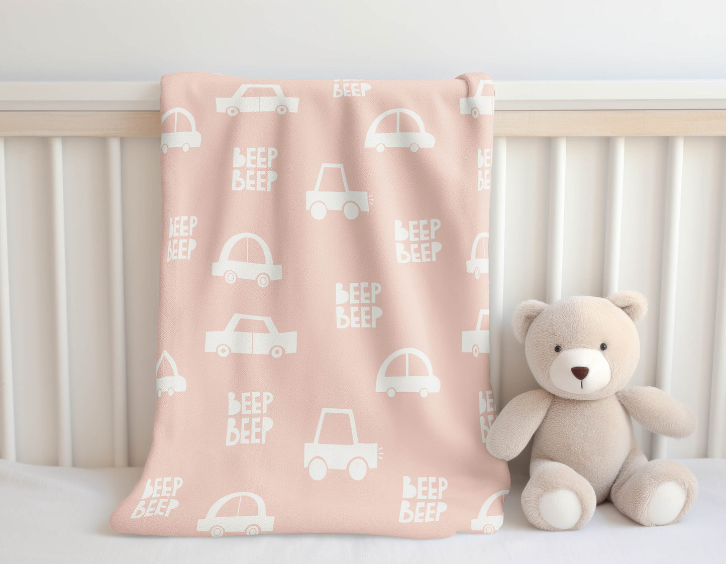 Beep Velveteen Fleece Blanket