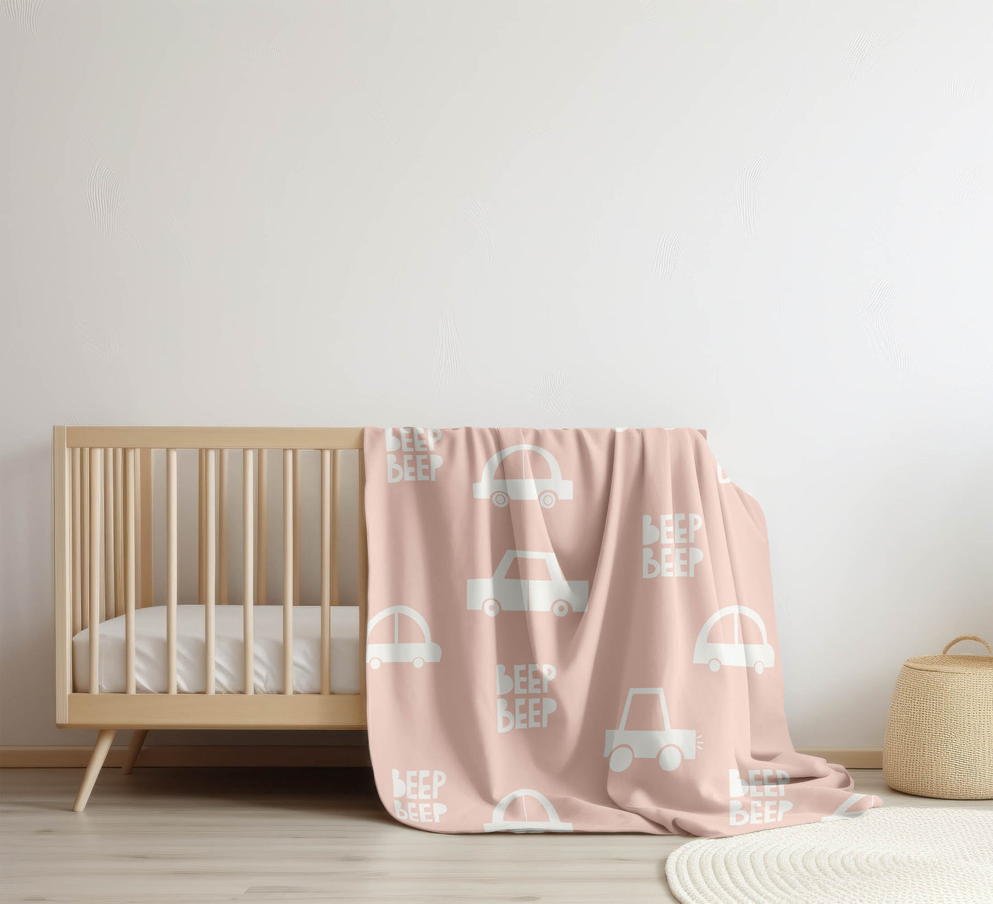Beep Velveteen Fleece Blanket