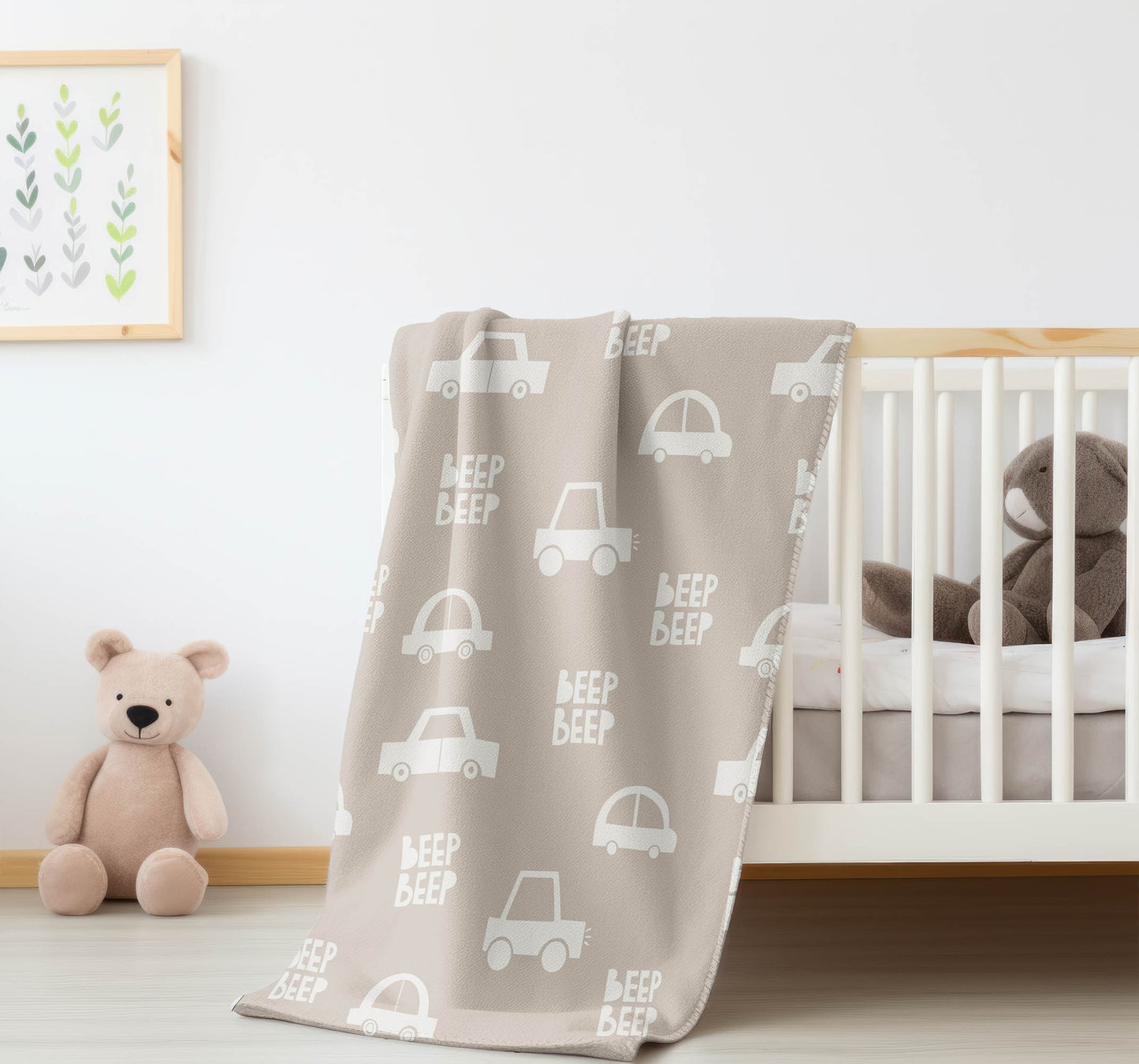 Beep Velveteen Fleece Blanket