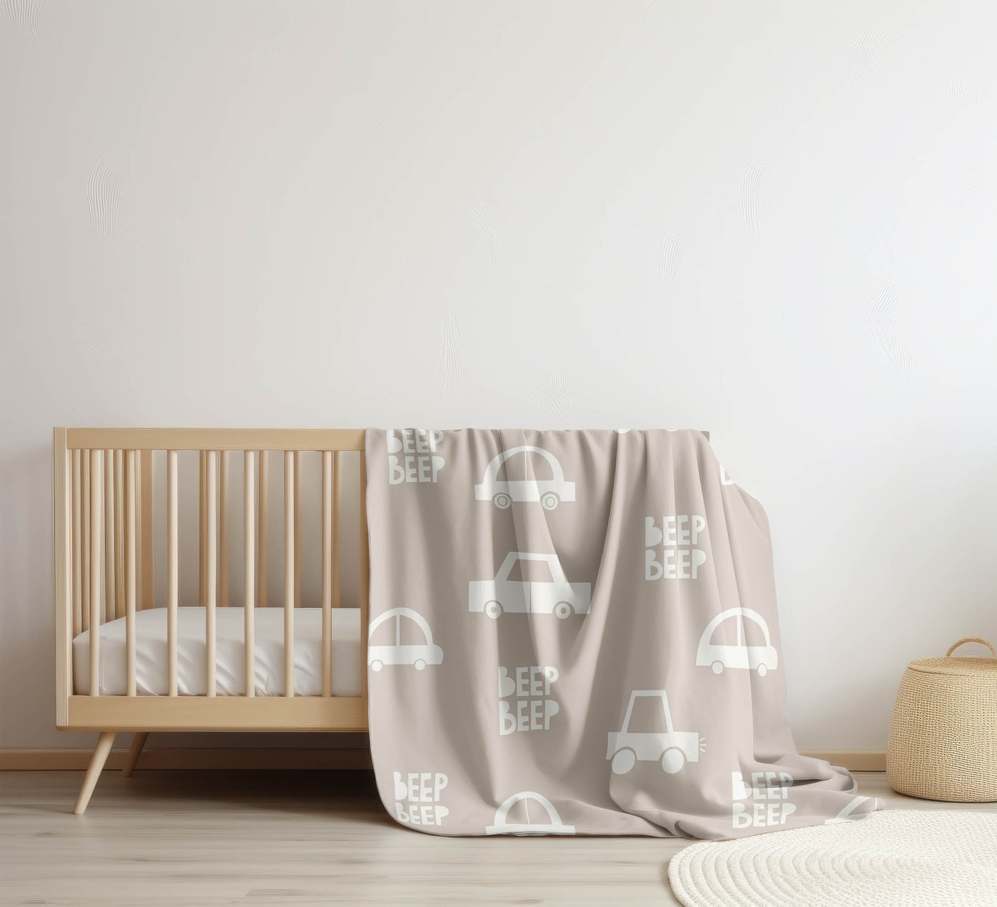 Beep Velveteen Fleece Blanket