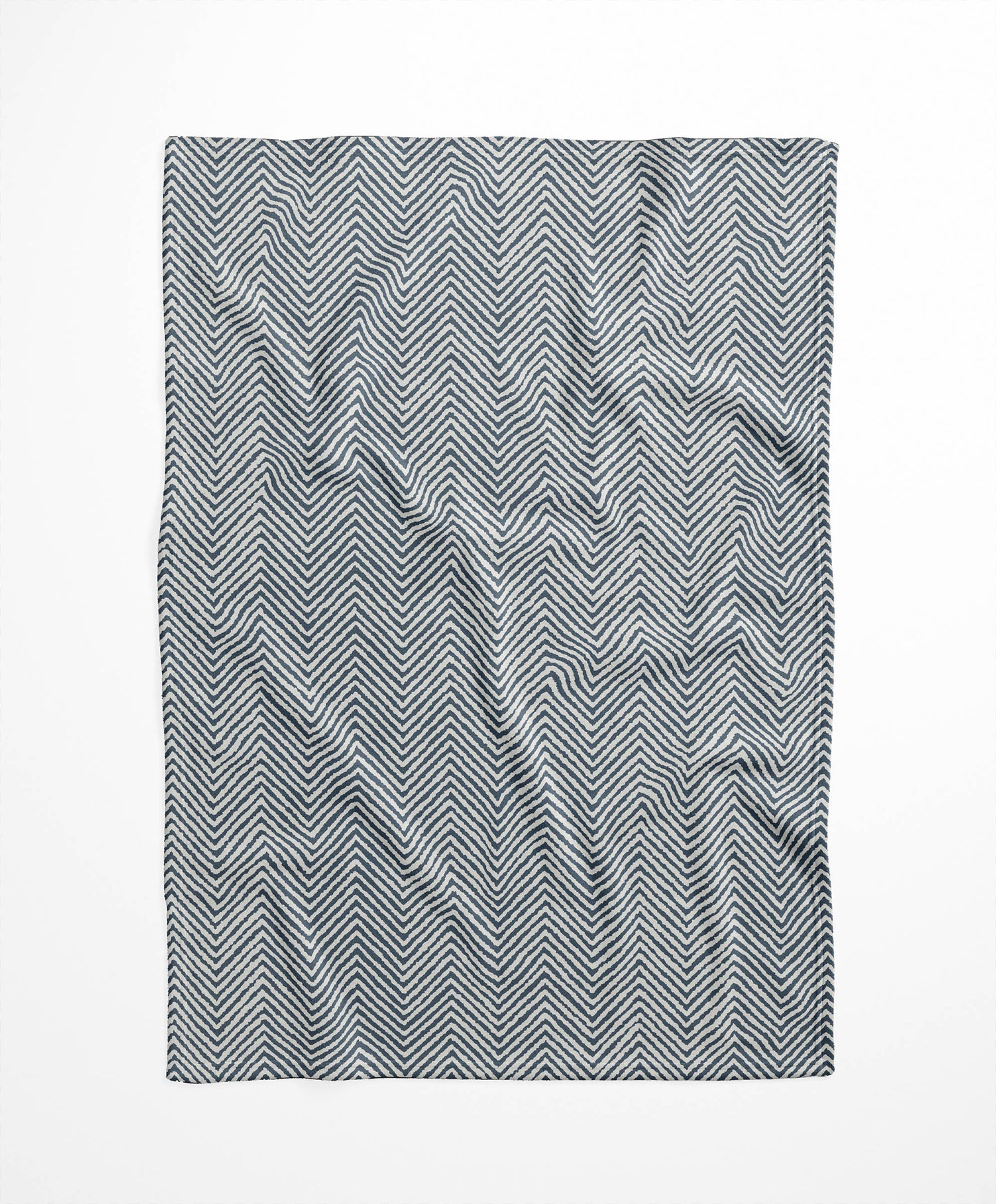 Chevron Groove Velveteen Fleece Blanket