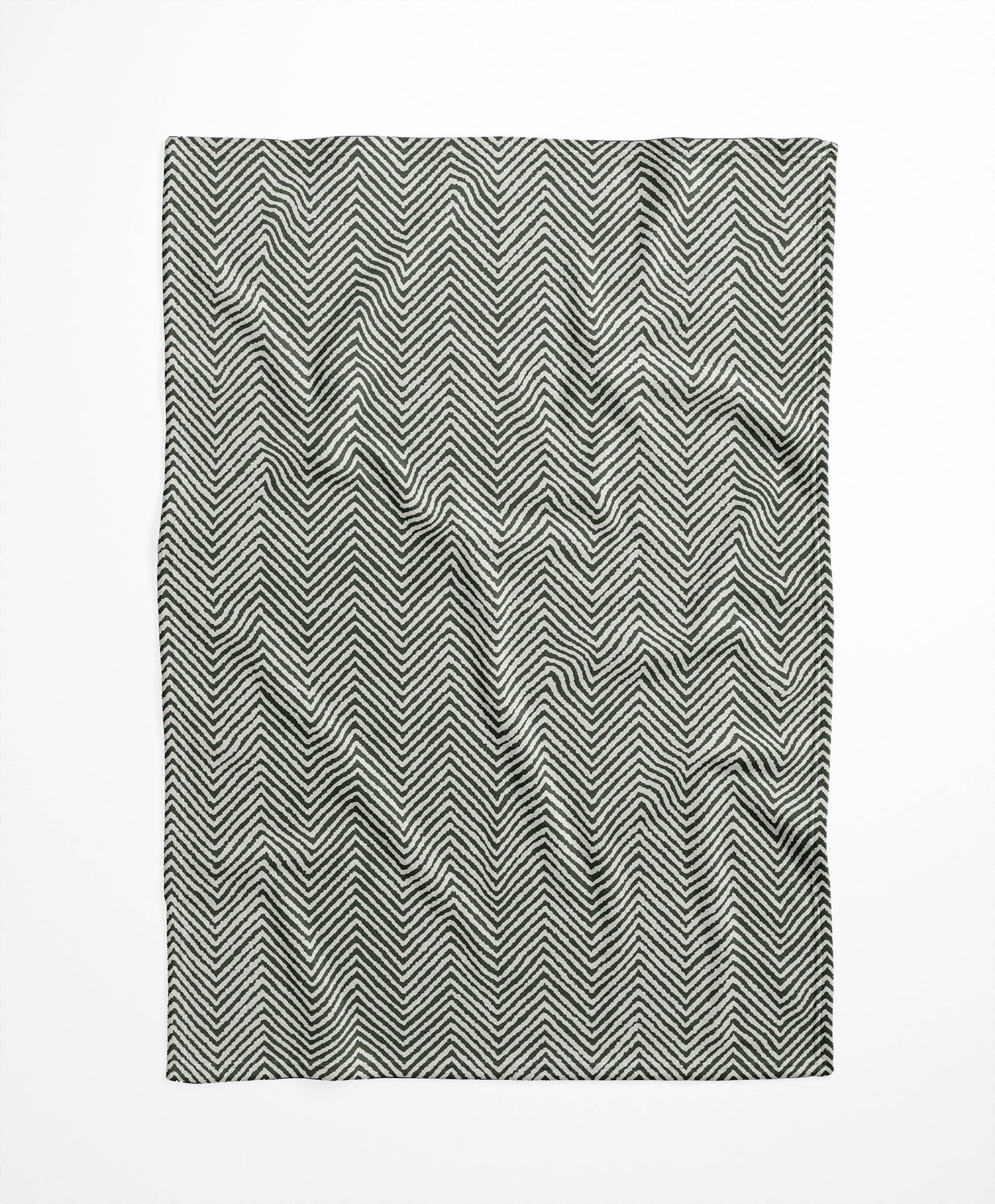 Chevron Groove Velveteen Fleece Blanket