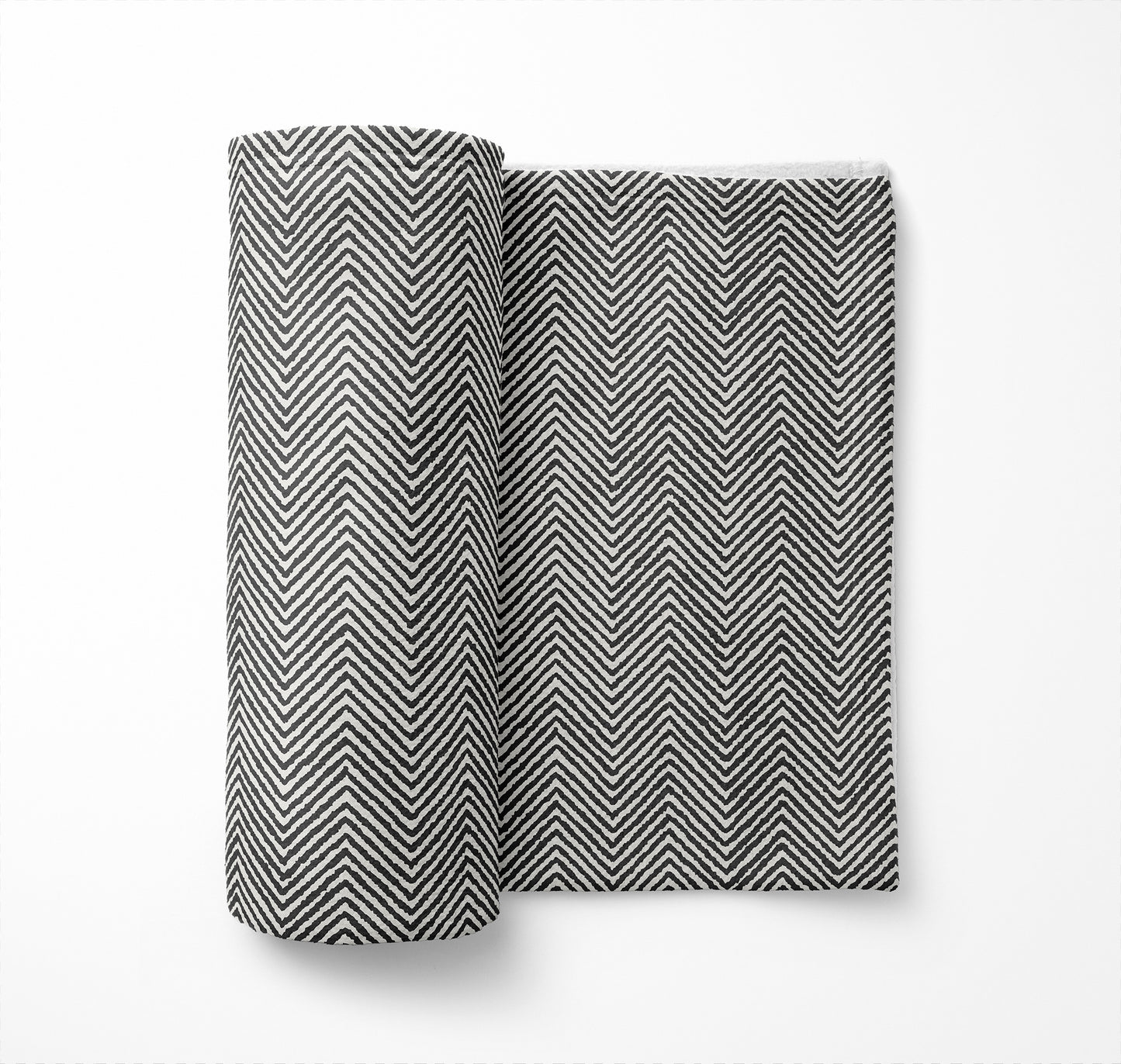 Chevron Groove Velveteen Fleece Blanket