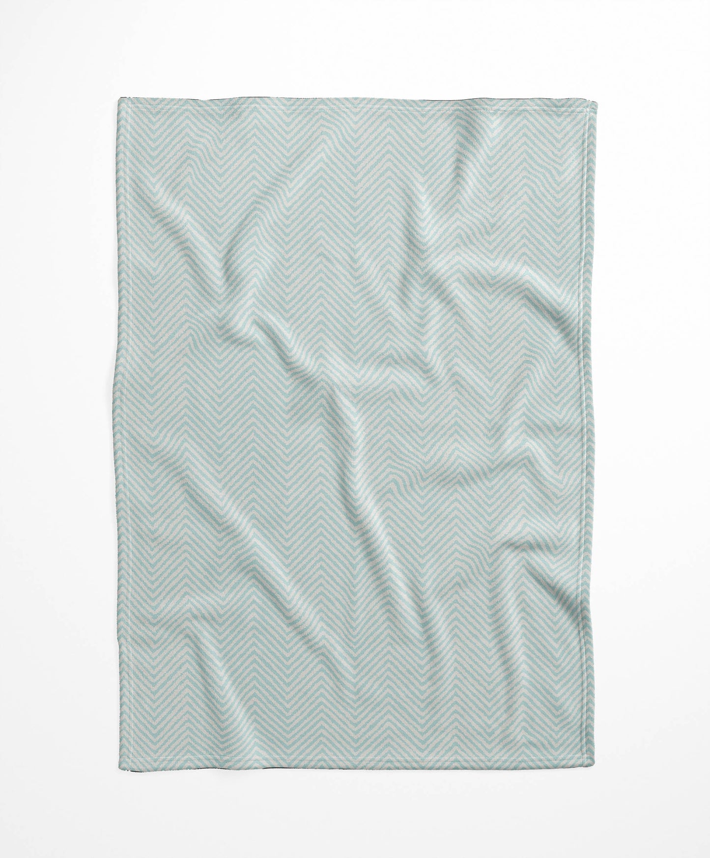Chevron Groove Velveteen Fleece Blanket