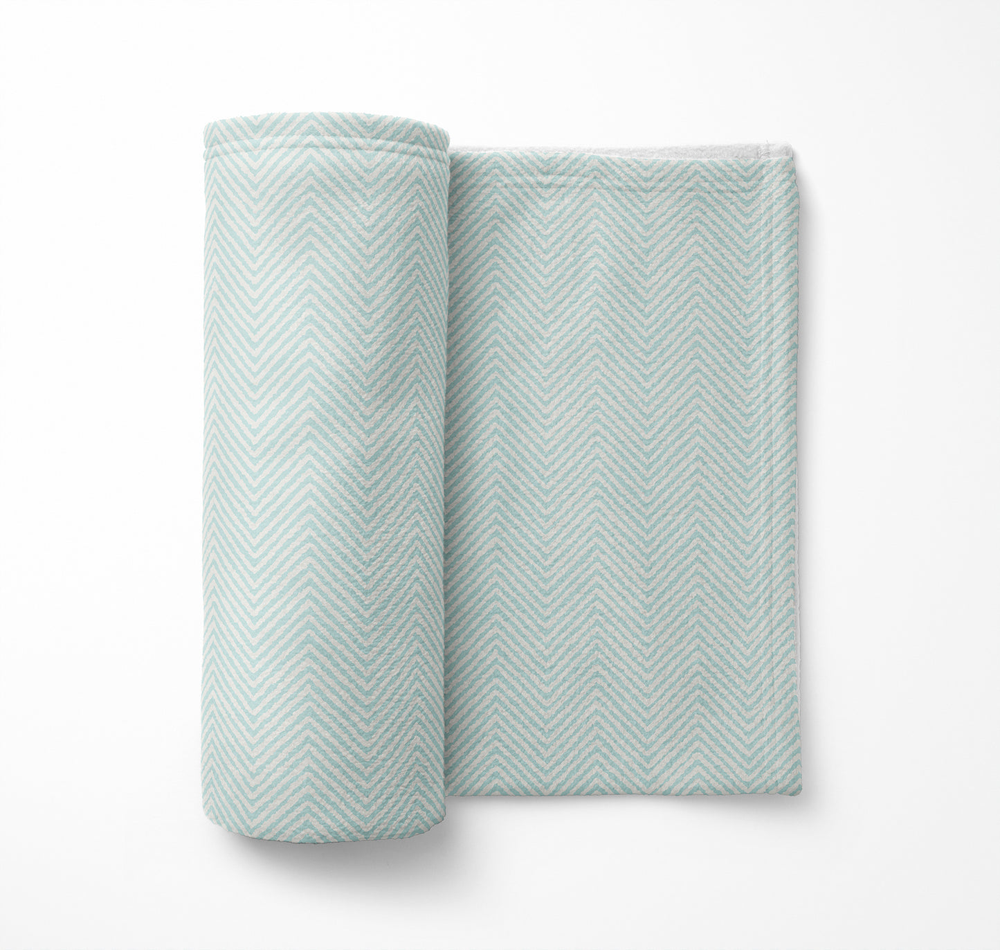 Chevron Groove Velveteen Fleece Blanket