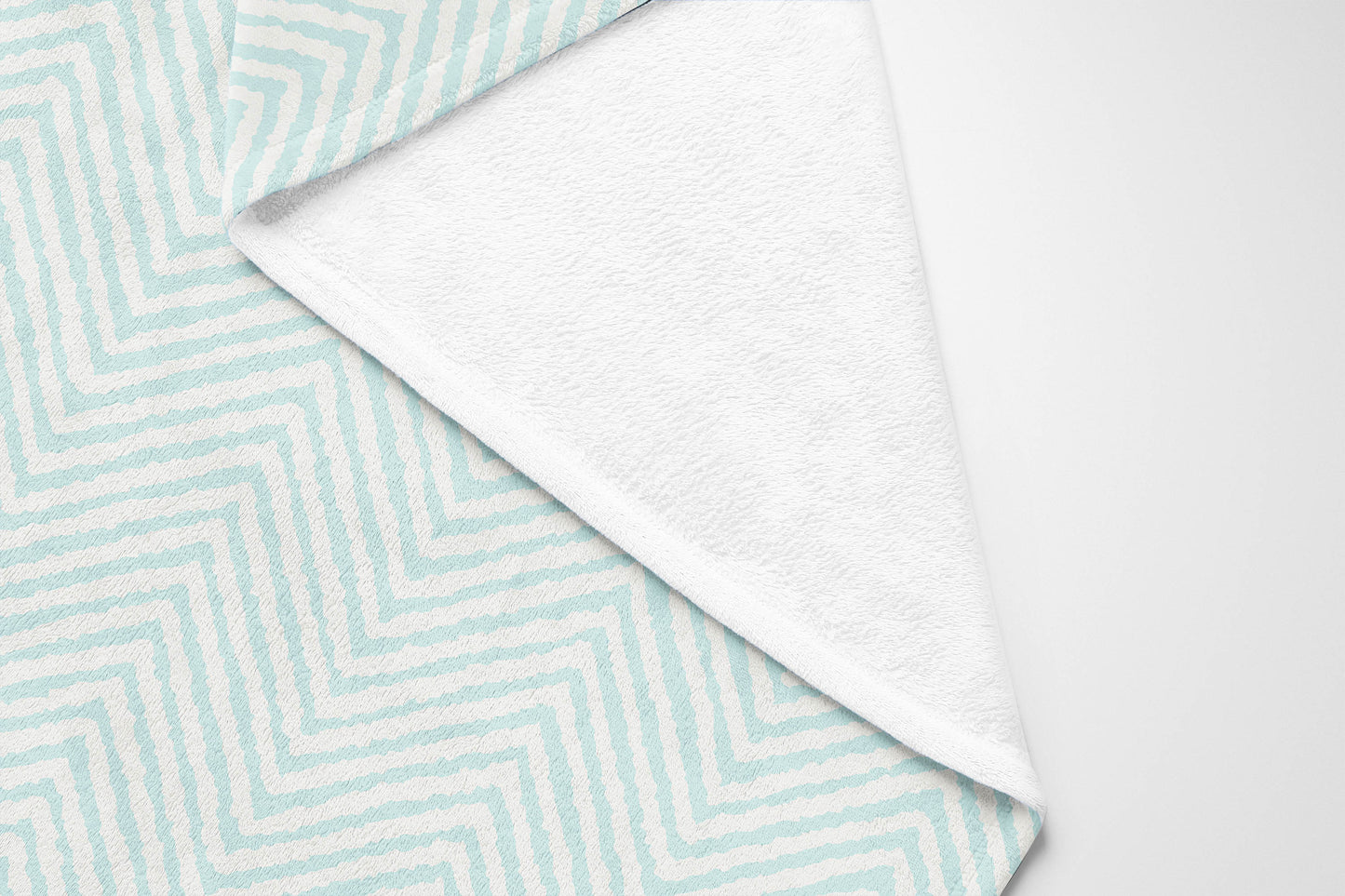 Chevron Groove Velveteen Fleece Blanket